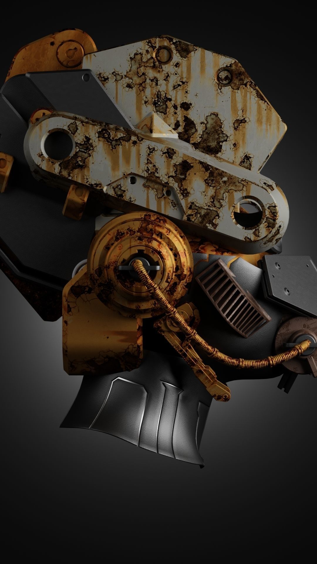 Sci-fi Character Cyborg 005 3D model_3