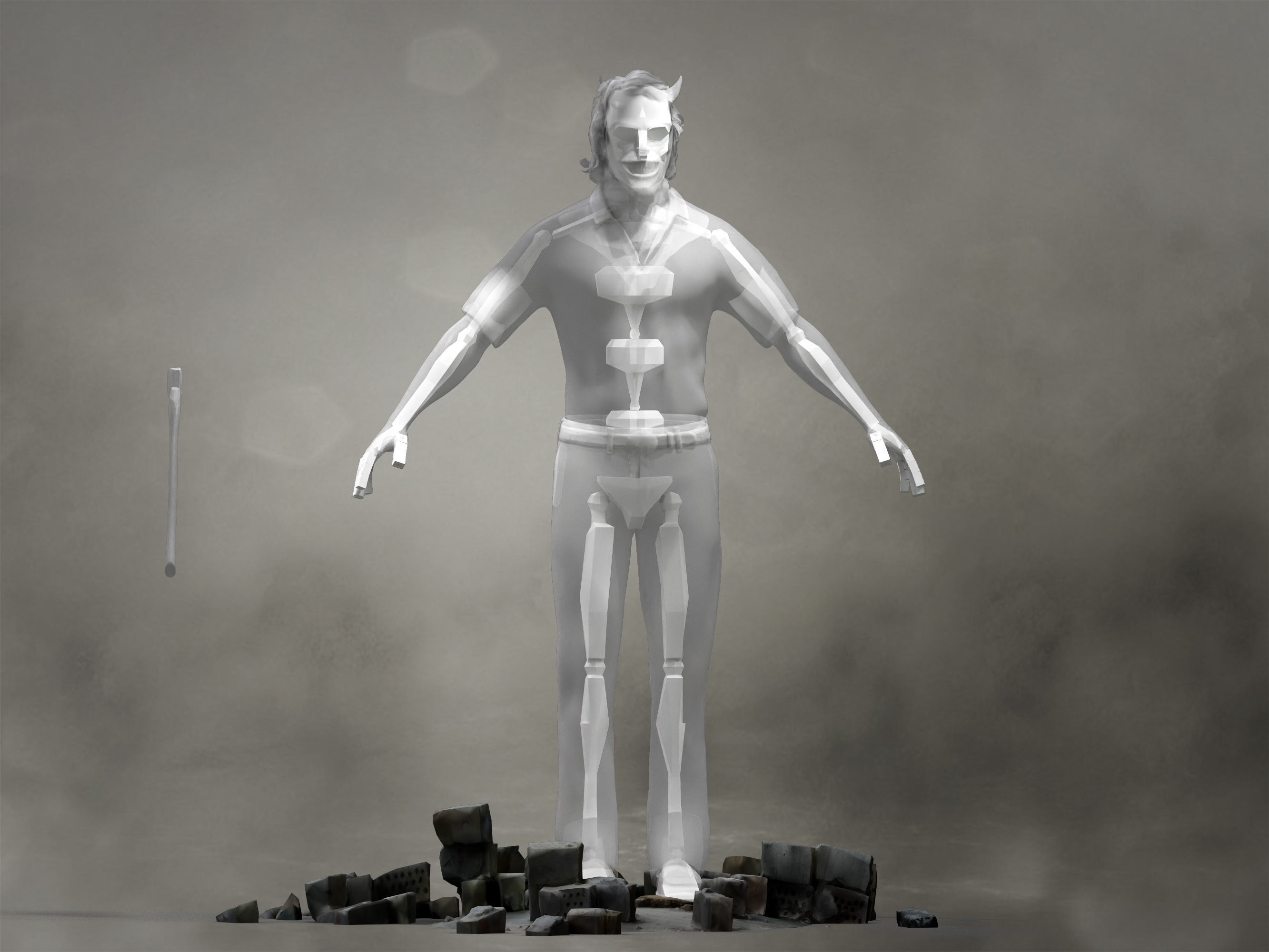 The Grabber  Low-poly 3D model_9