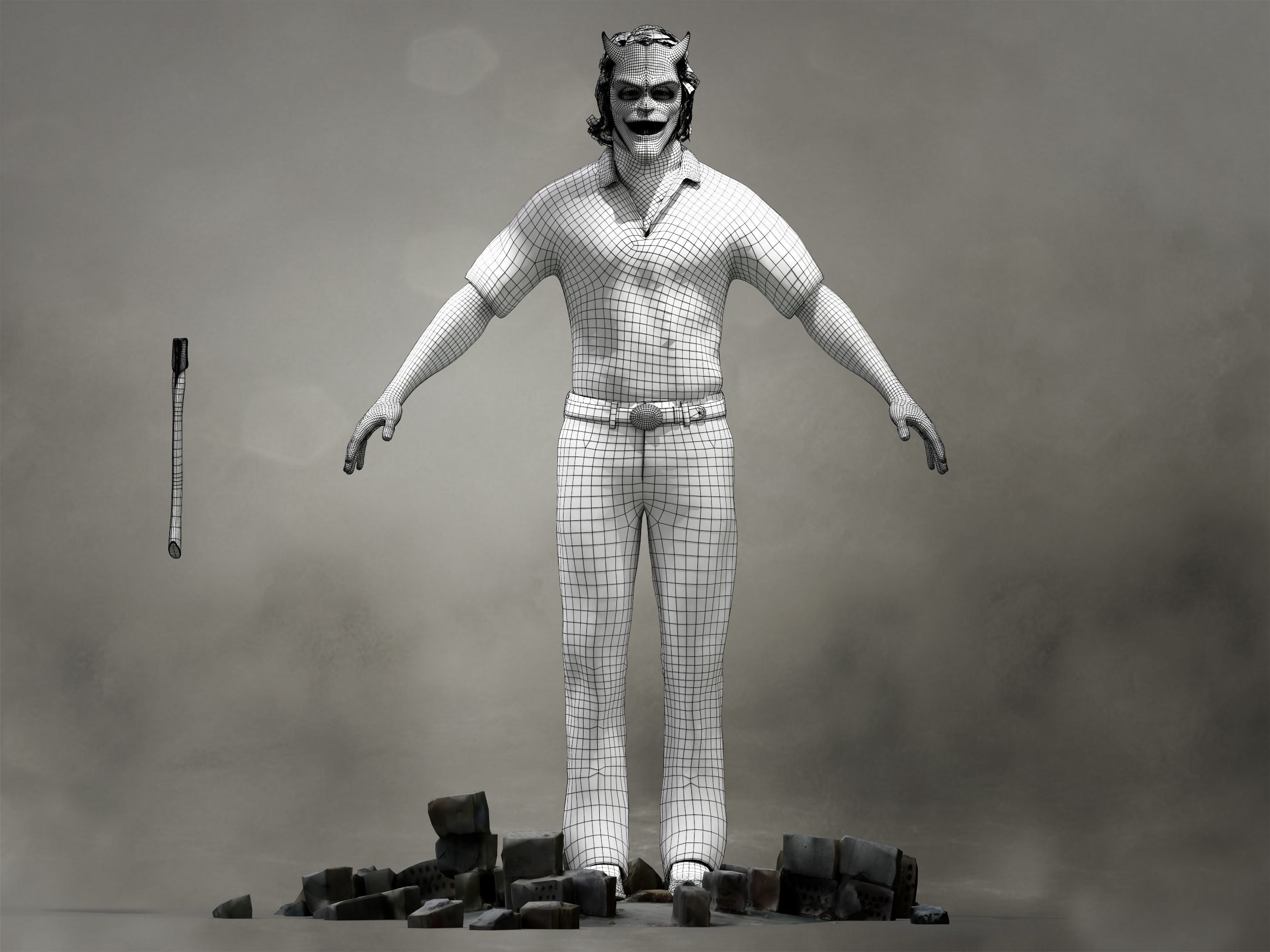 The Grabber  Low-poly 3D model_8