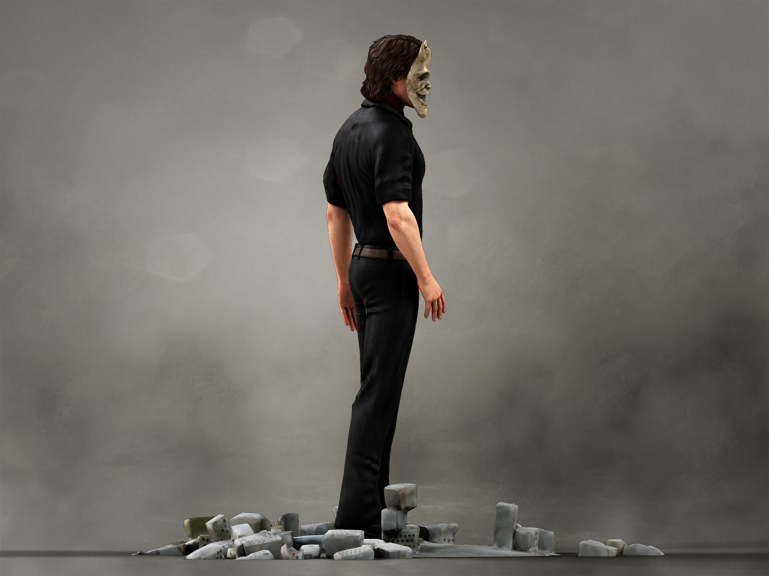 The Grabber  Low-poly 3D model_2