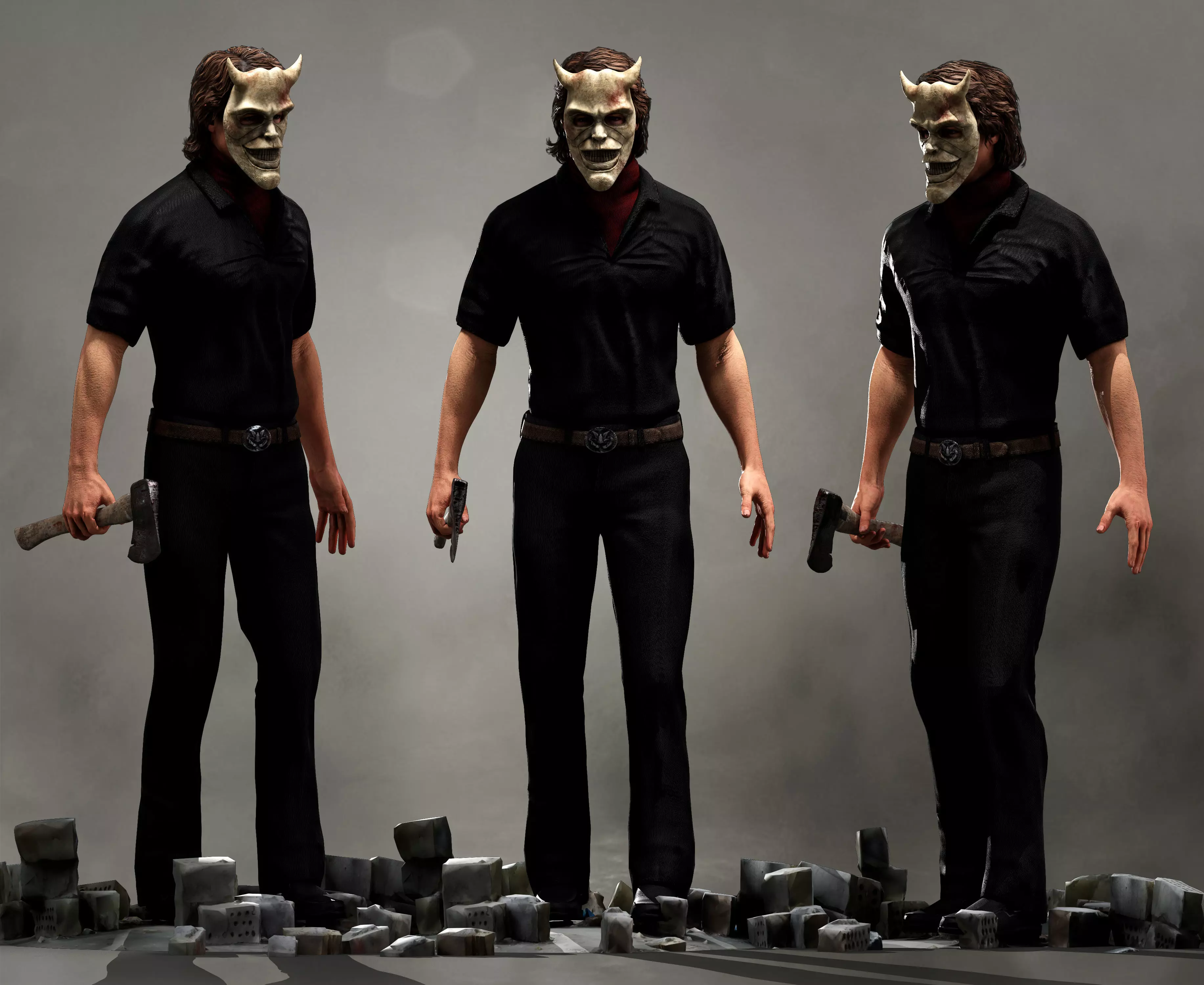 The Grabber  Low-poly 3D model_0