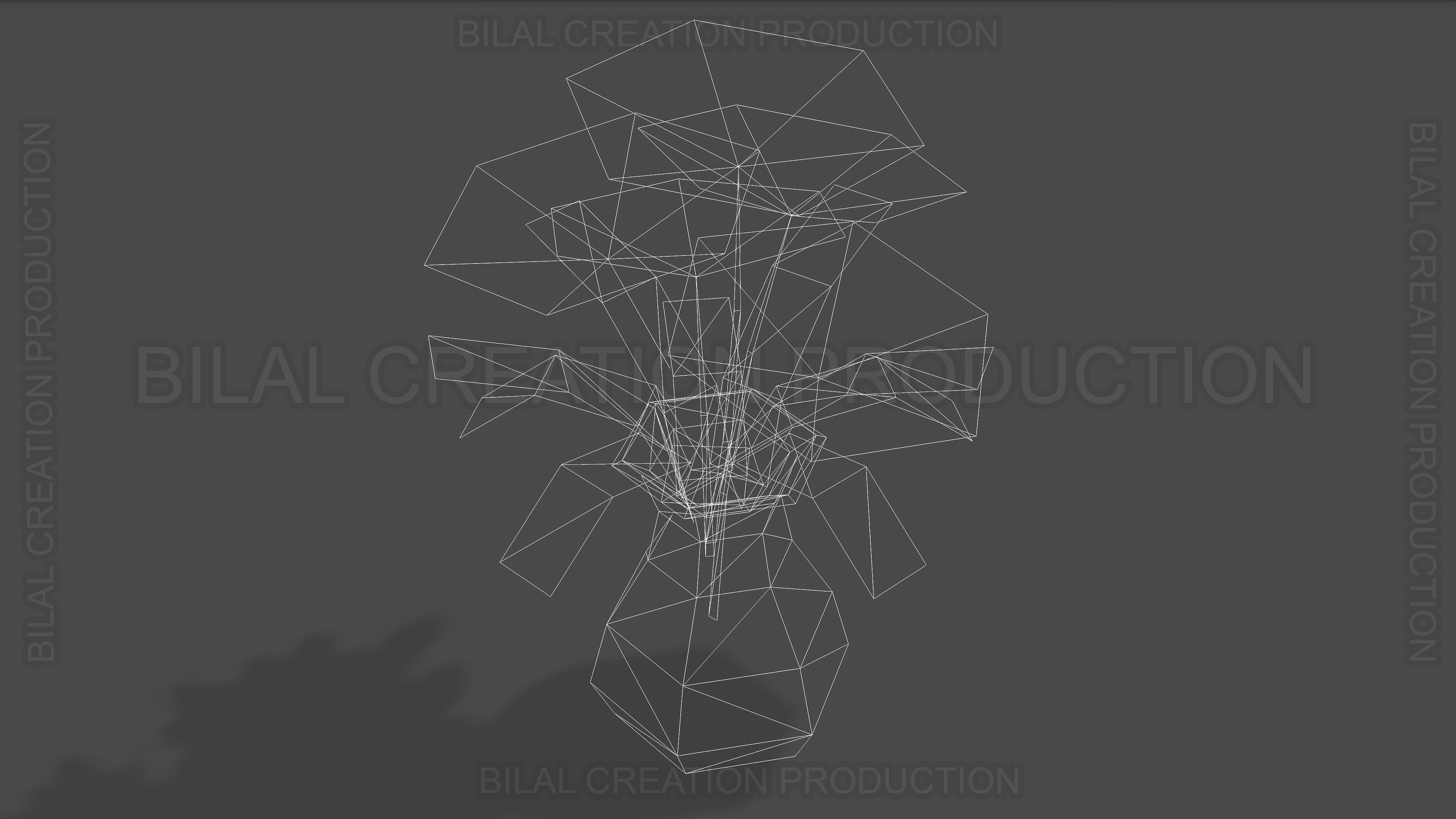 FLOWER POT Low-poly 3D model_18