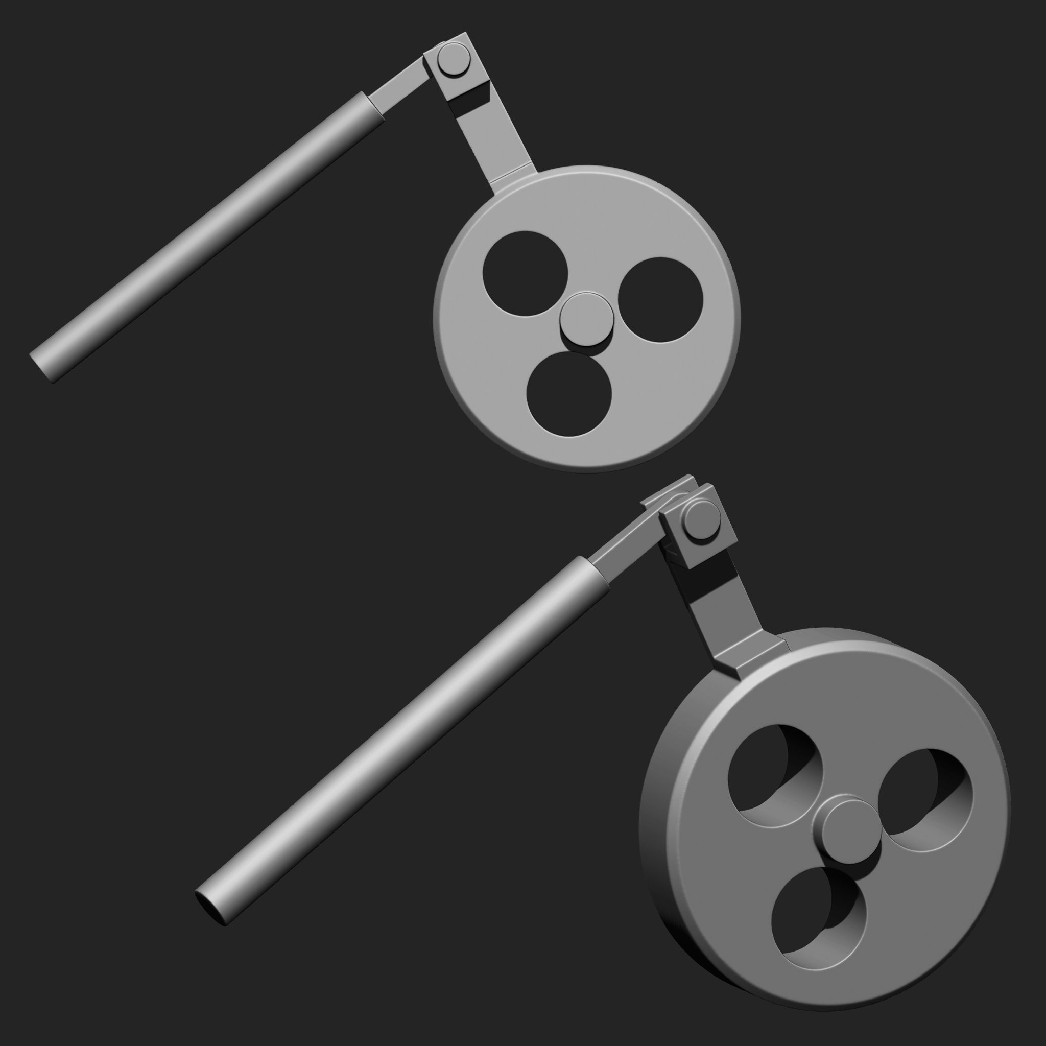 MECHANICAL PARTS MEGA PACK 4 IN ONE 87 BRUSHES 3D model_22