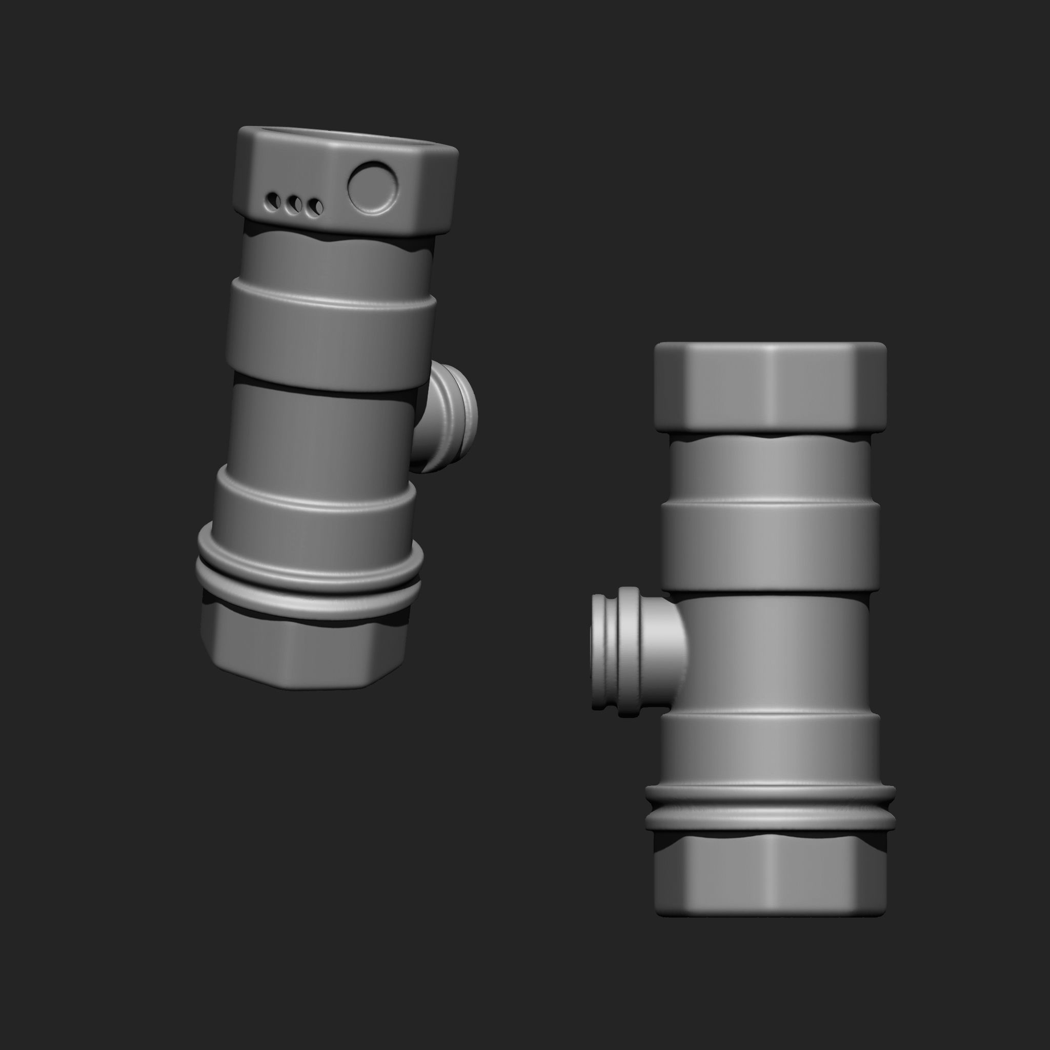 MECHANICAL PARTS MEGA PACK 4 IN ONE 87 BRUSHES 3D model_8