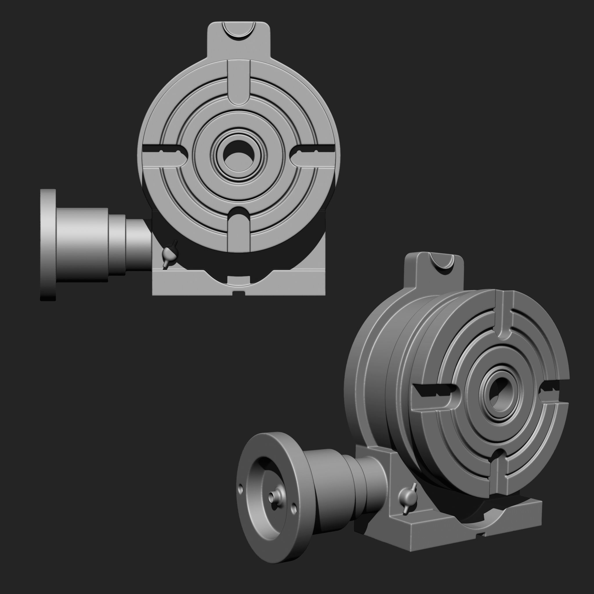 MECHANICAL PARTS MEGA PACK 4 IN ONE 87 BRUSHES 3D model_13