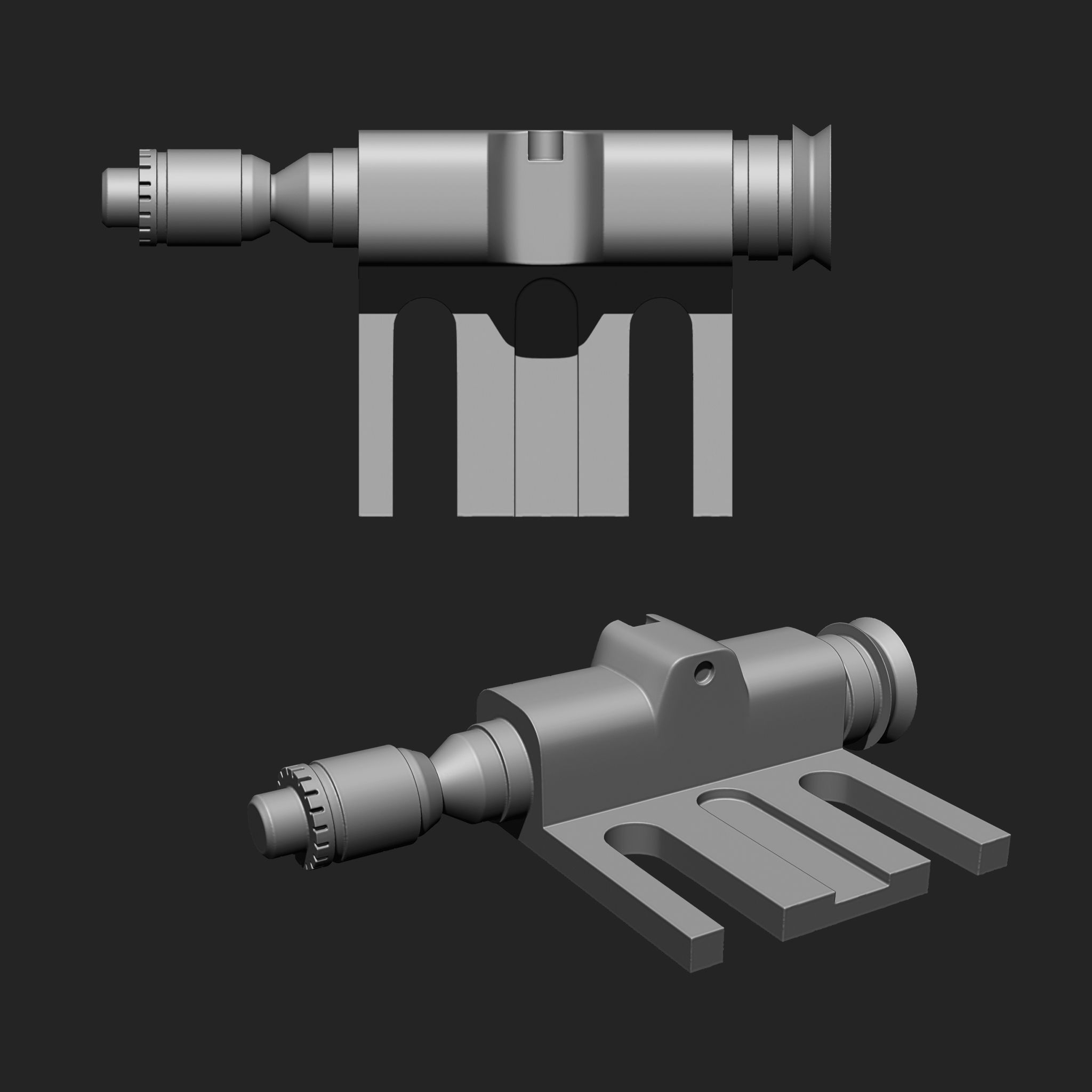 MECHANICAL PARTS MEGA PACK 4 IN ONE 87 BRUSHES 3D model_14