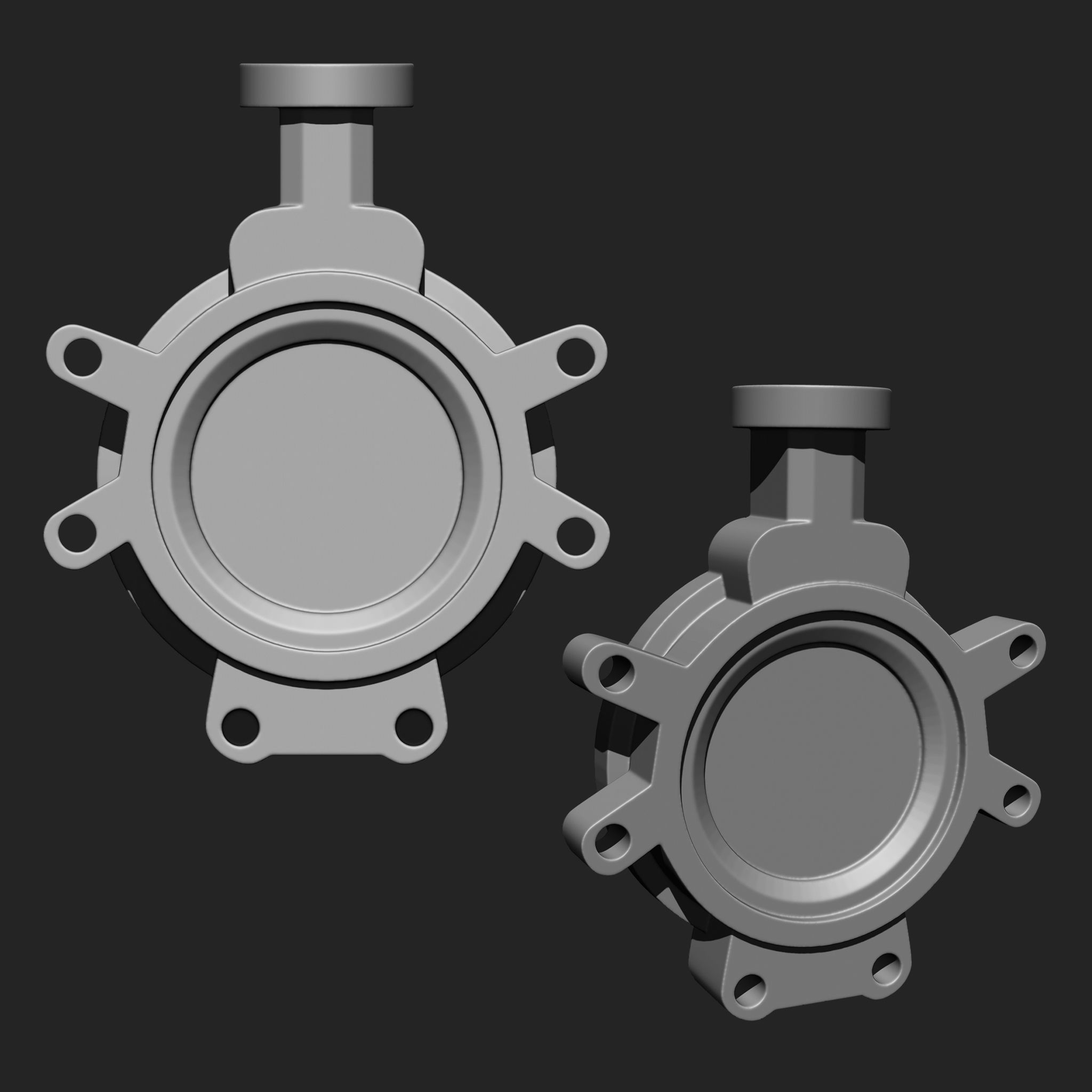 MECHANICAL PARTS MEGA PACK 4 IN ONE 87 BRUSHES 3D model_5