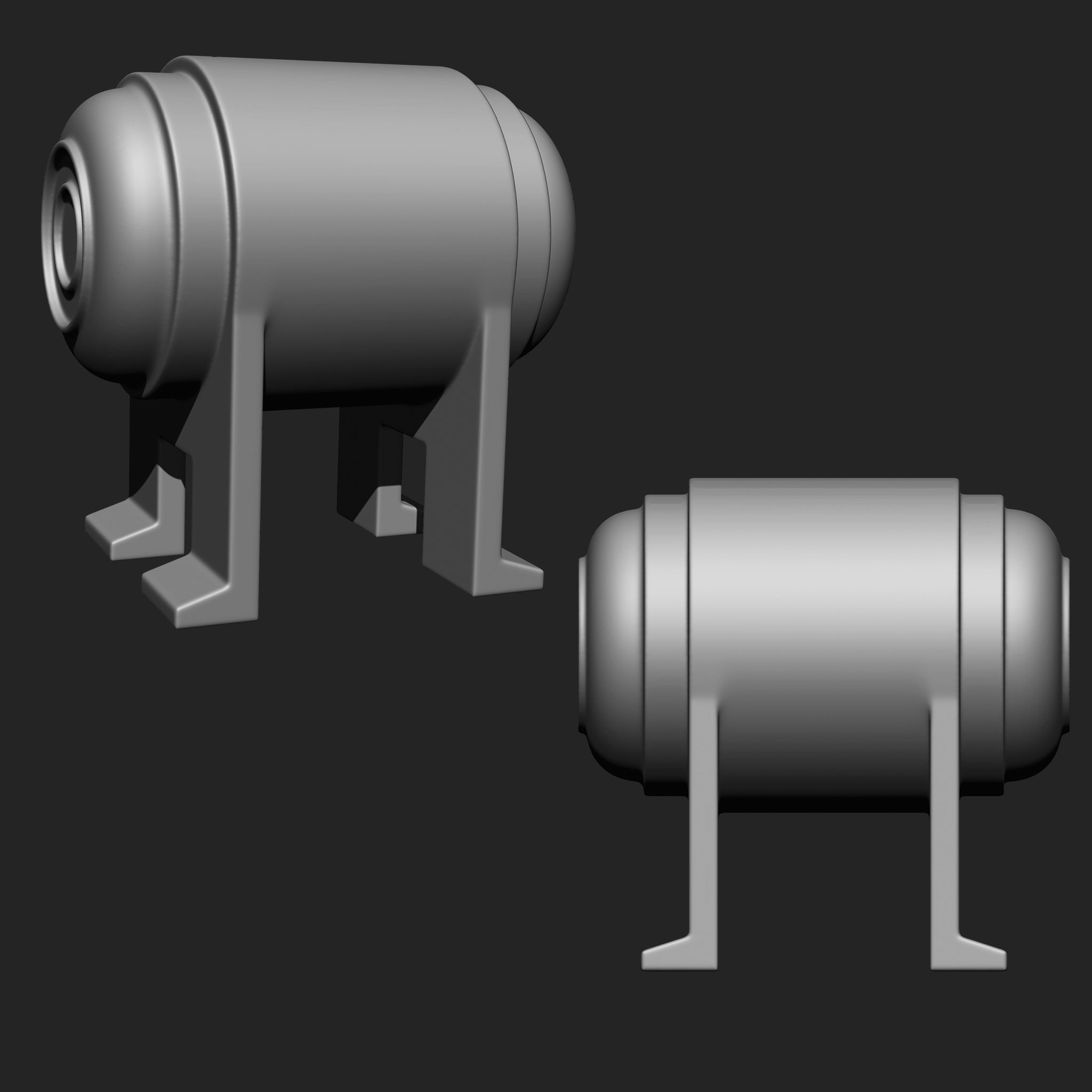 MECHANICAL PARTS MEGA PACK 4 IN ONE 87 BRUSHES 3D model_15