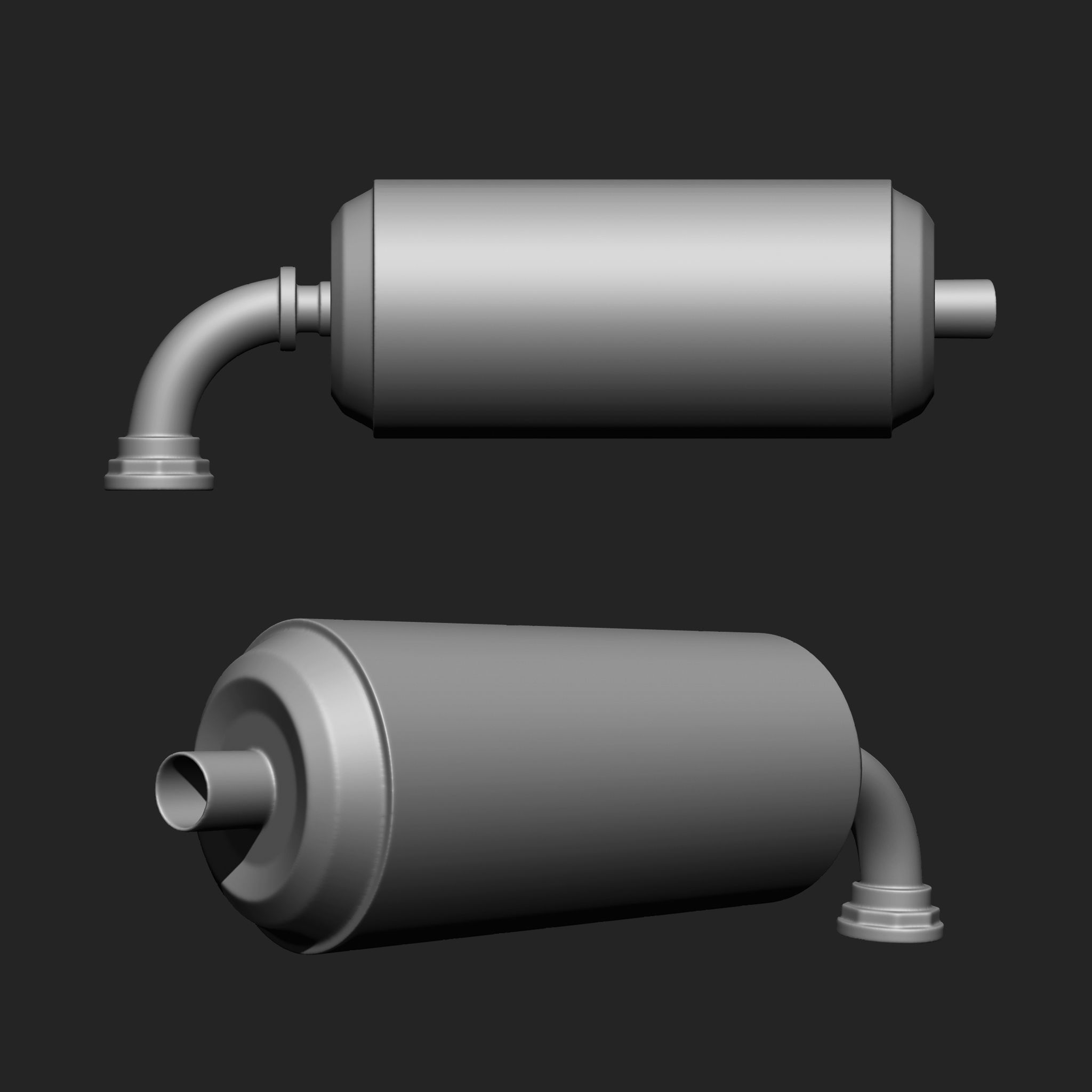 MECHANICAL PARTS MEGA PACK 4 IN ONE 87 BRUSHES 3D model_9