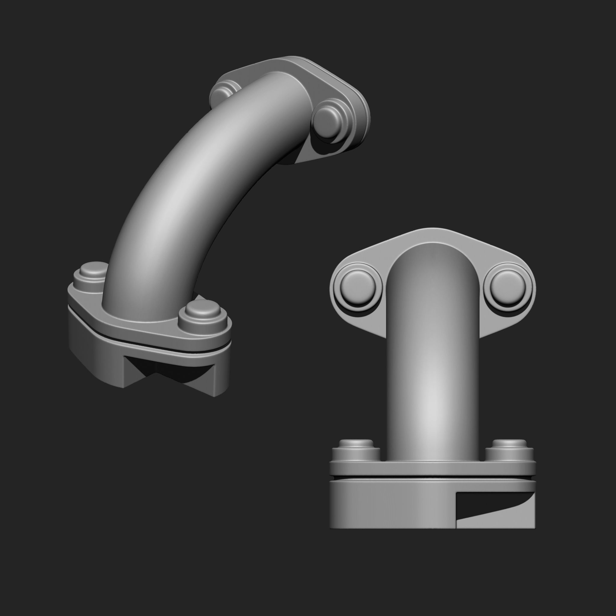 MECHANICAL PARTS MEGA PACK 4 IN ONE 87 BRUSHES 3D model_10