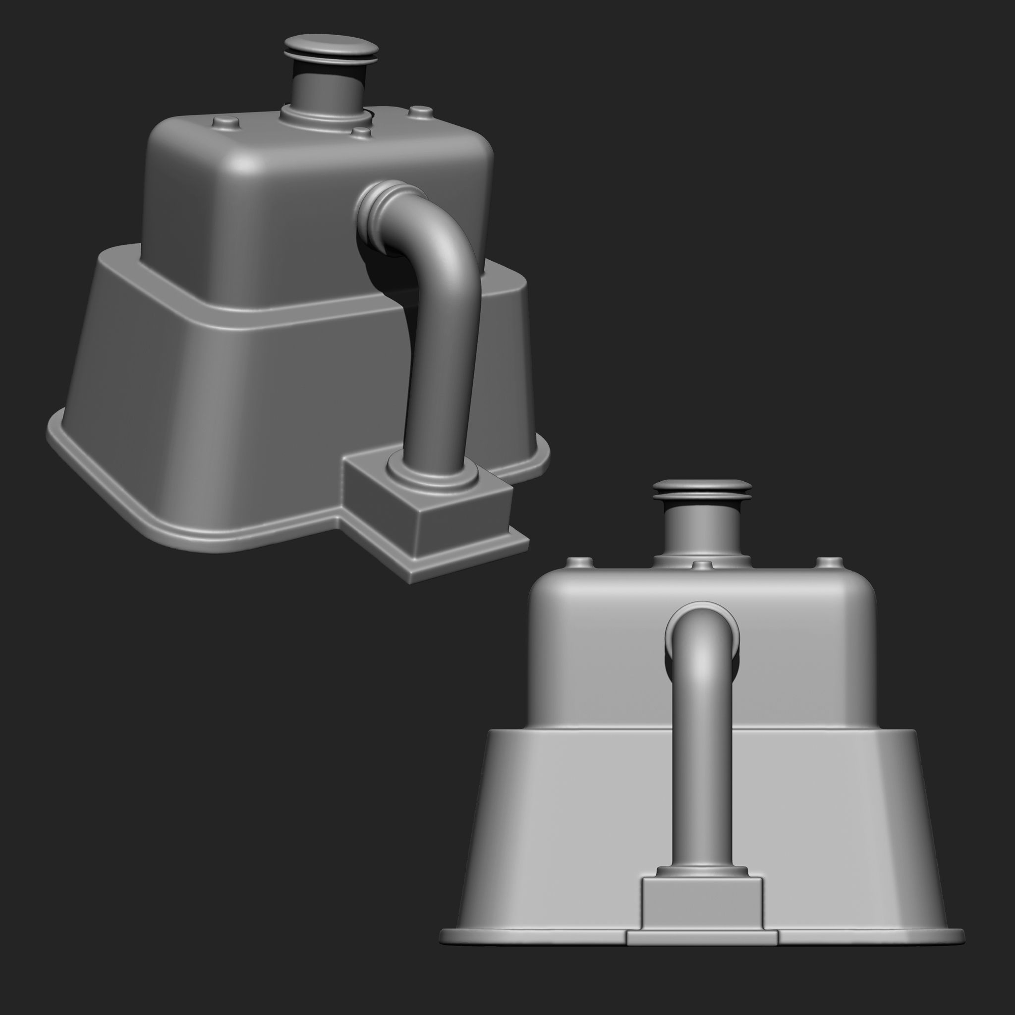 MECHANICAL PARTS MEGA PACK 4 IN ONE 87 BRUSHES 3D model_17