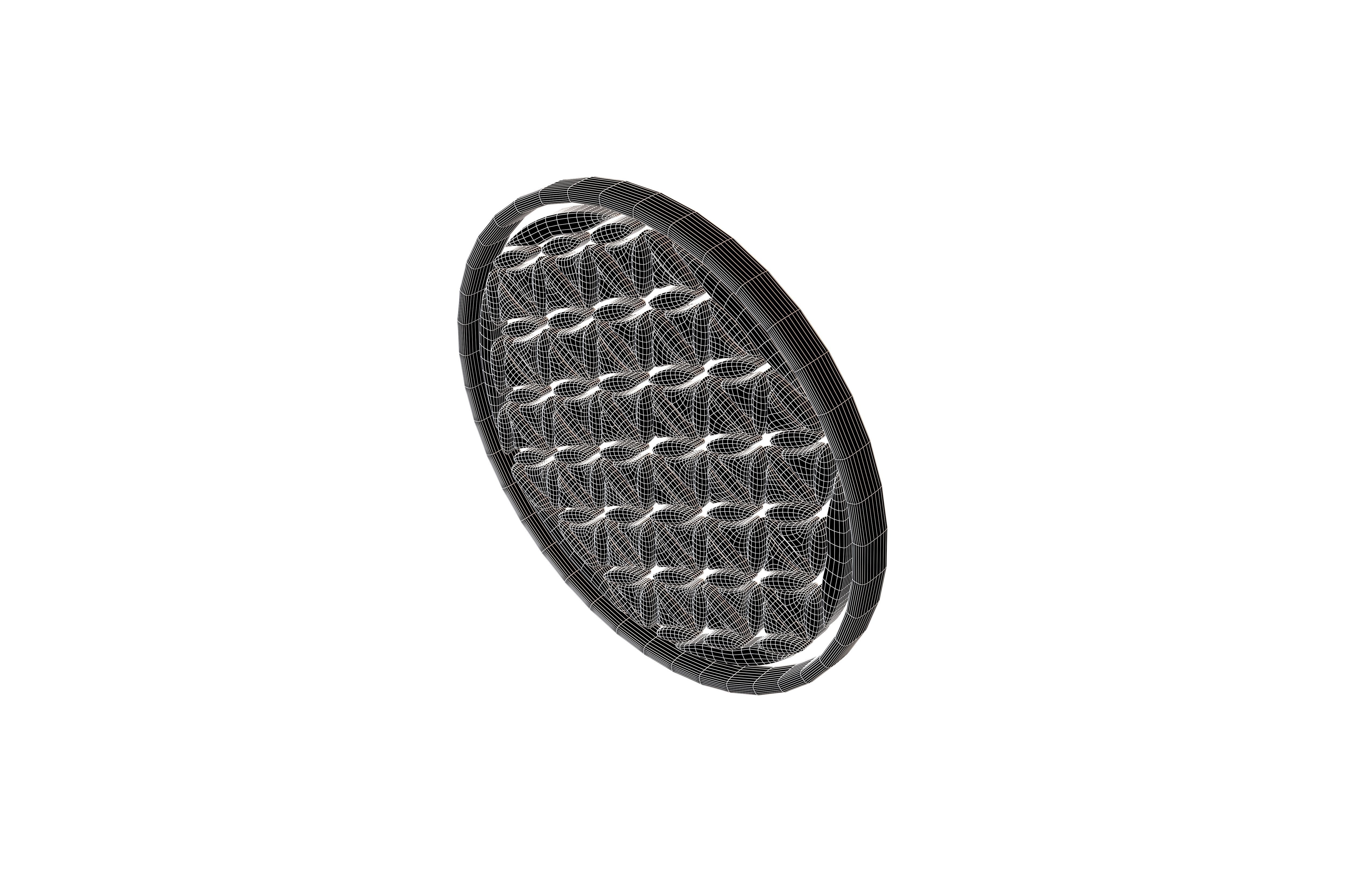 Flower Of Life Symbol v1 003 Low-poly 3D model_5