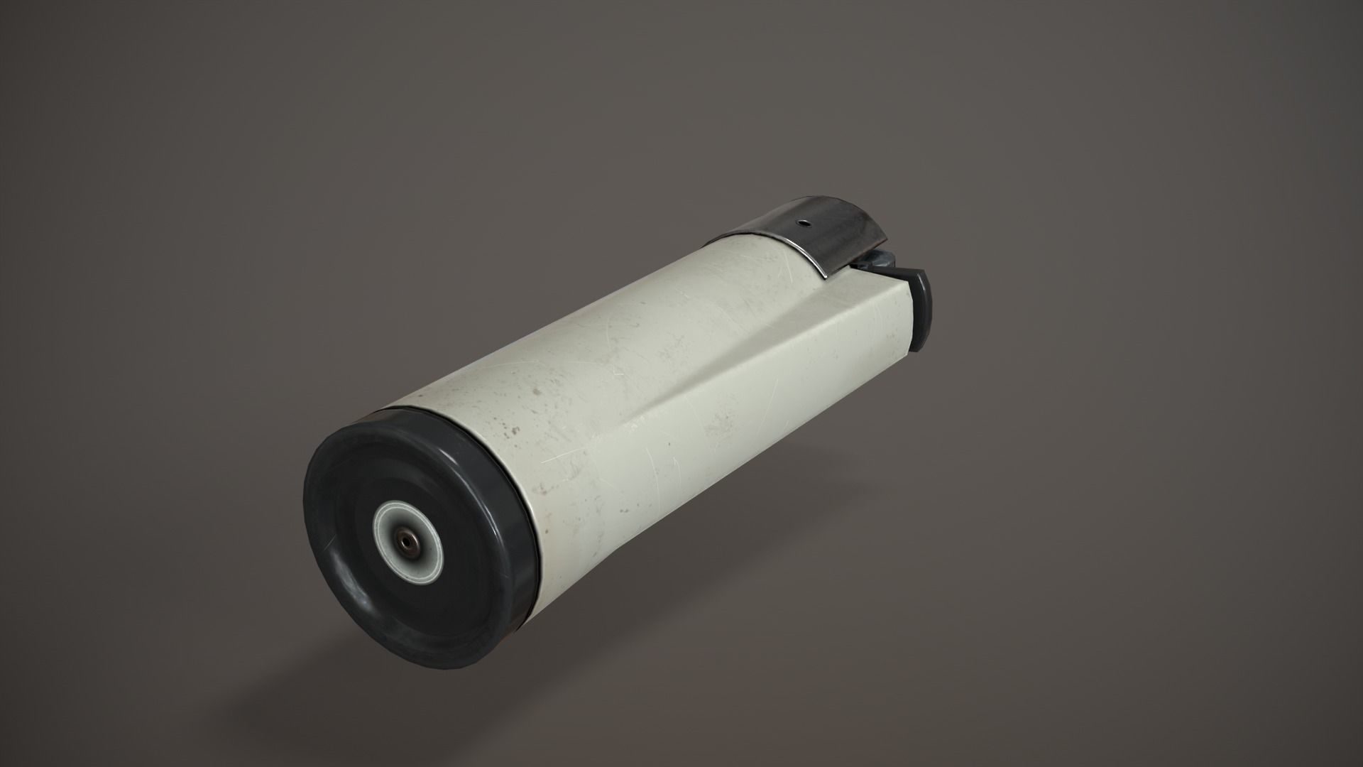 Lighter White Low-poly 3D model_6