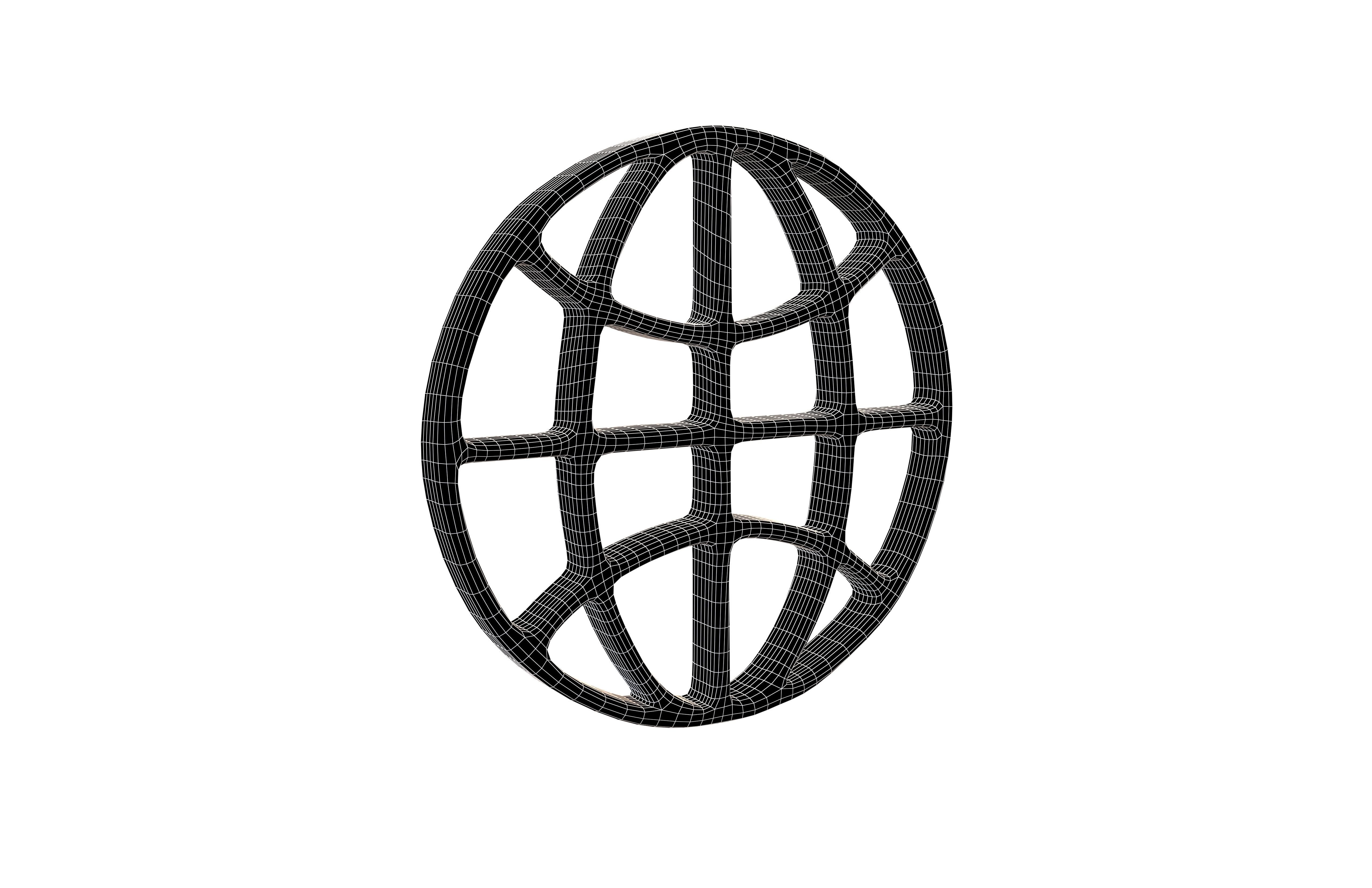 Web Symbol v1 001 Low-poly 3D model_7