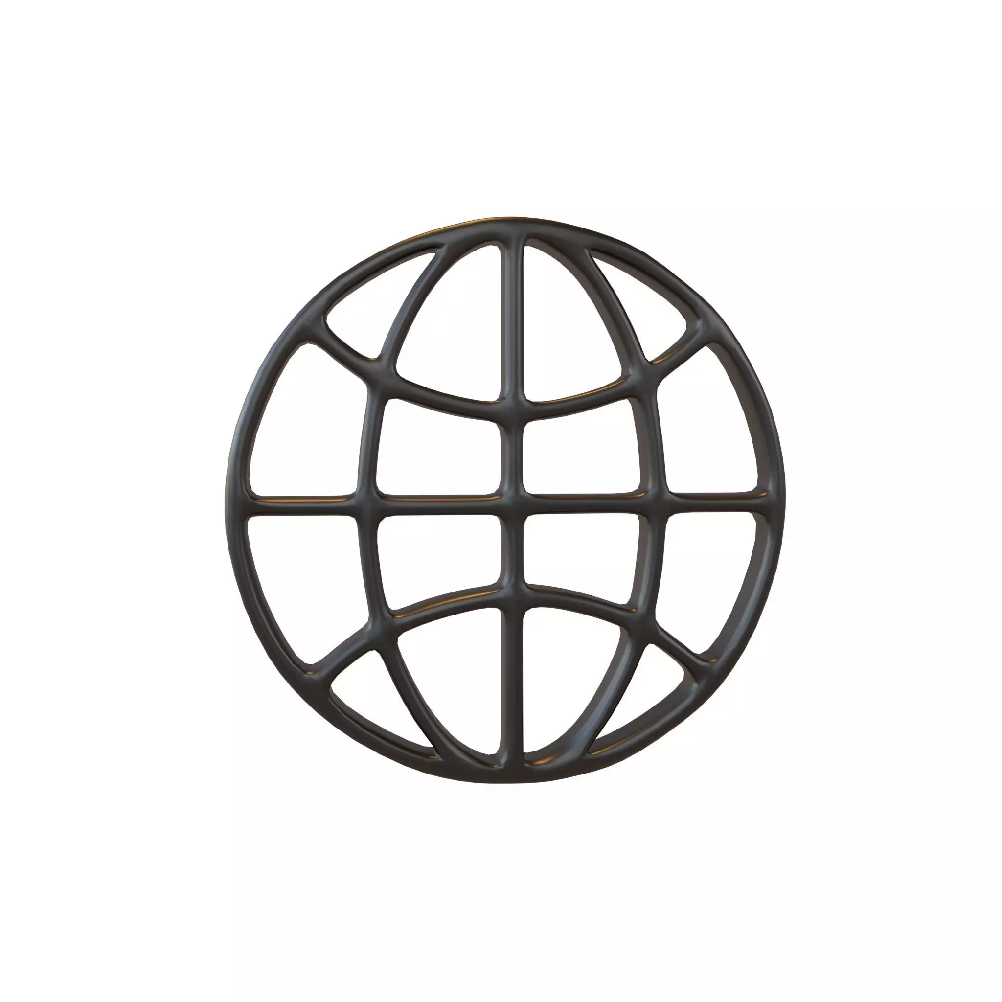 Web Symbol v1 001 Low-poly 3D model_0