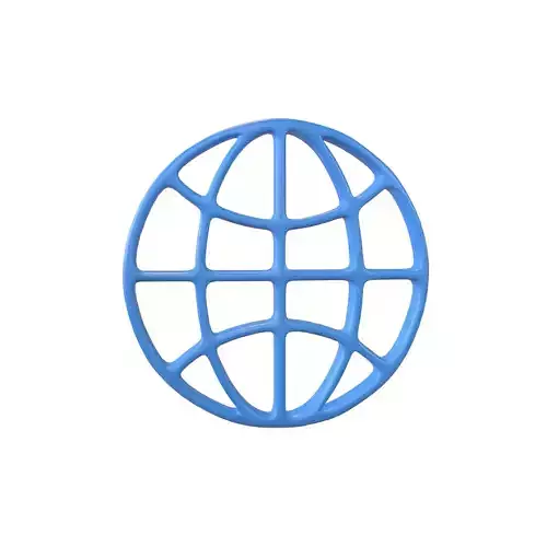 Web Symbol v1 002 Low-poly 3D model