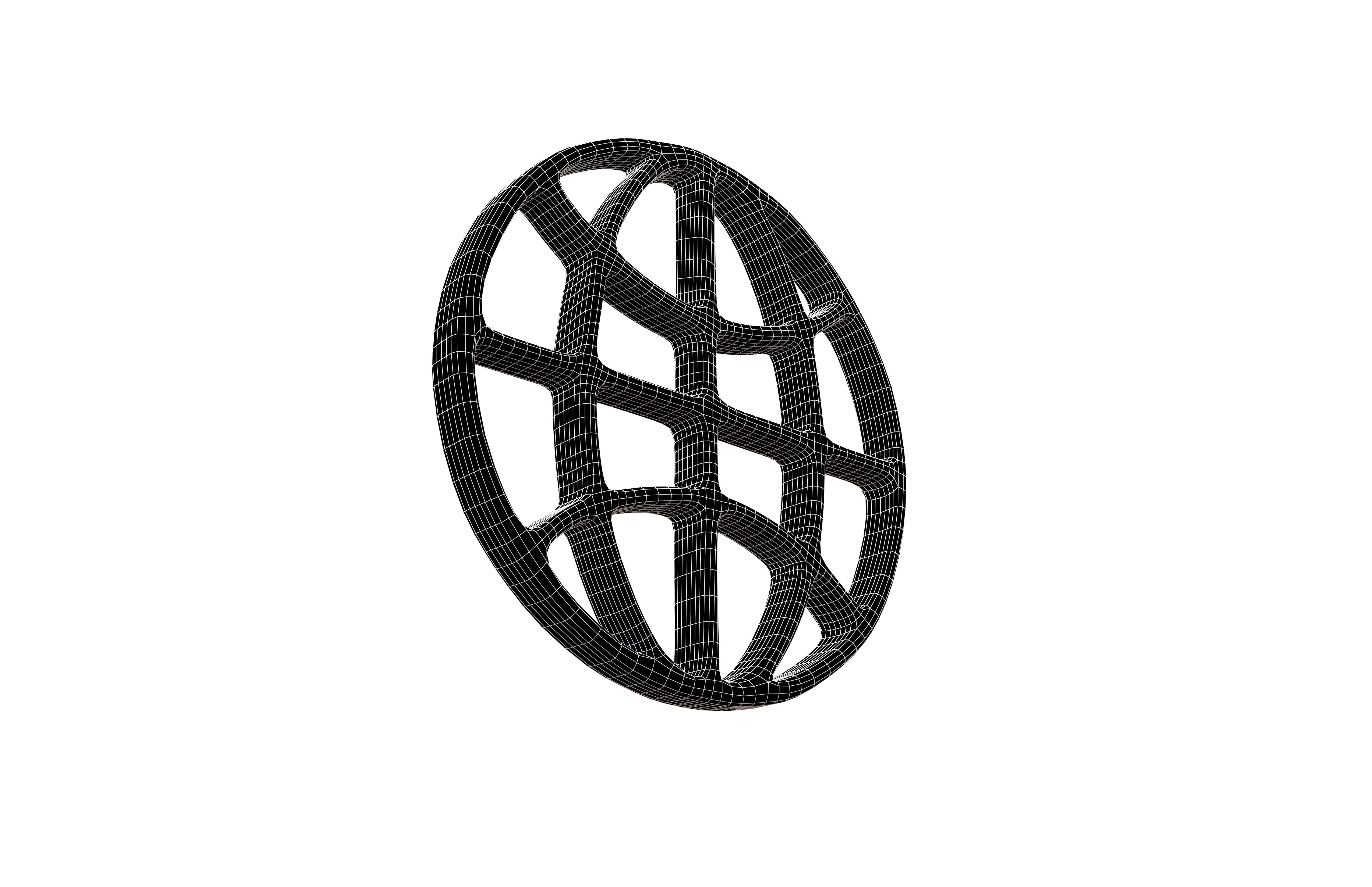 Web Symbol v1 002 Low-poly 3D model_5