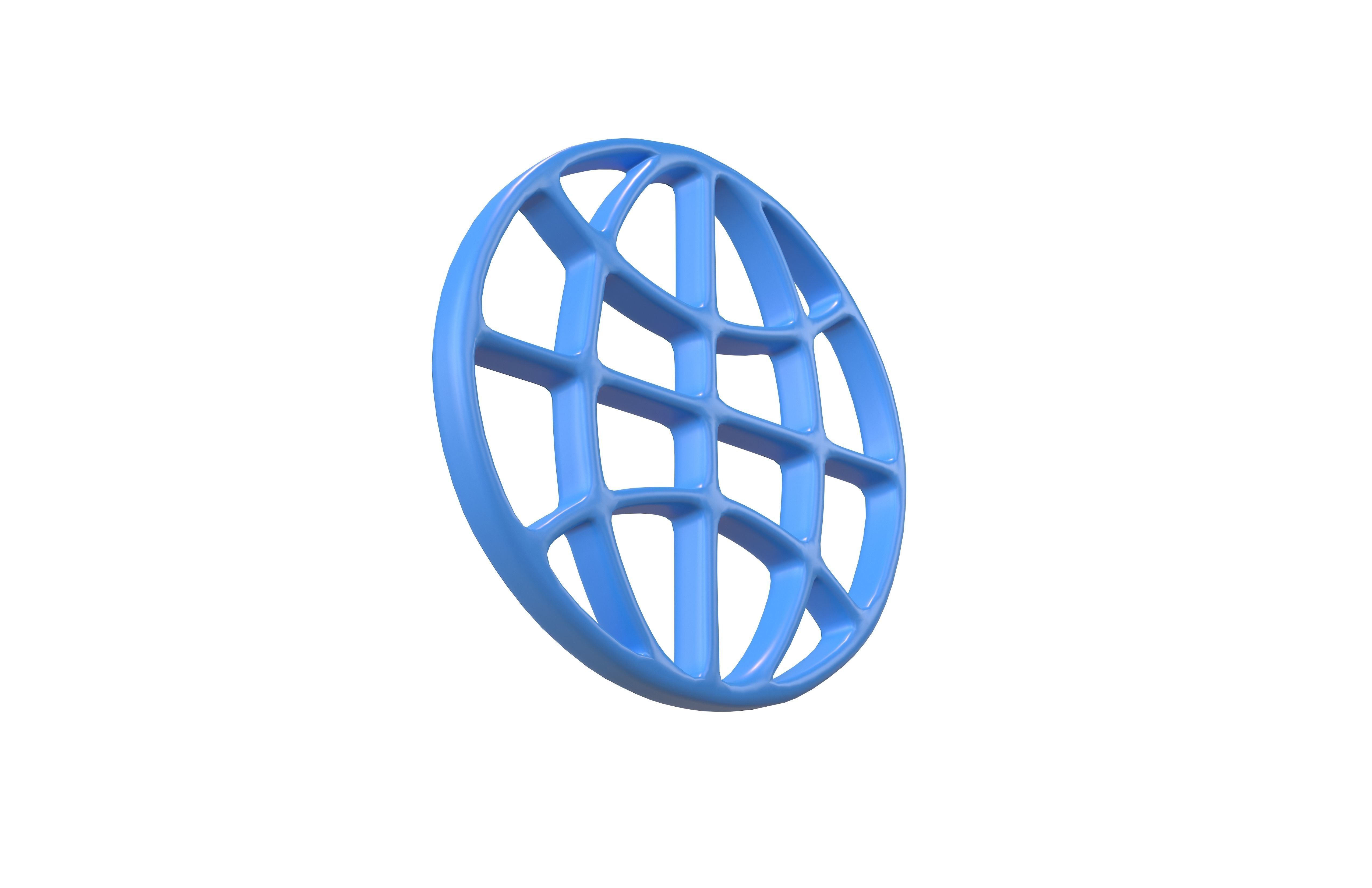 Web Symbol v1 002 Low-poly 3D model_3