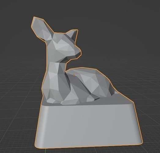 Keycap Poly Fawn 3D print model
