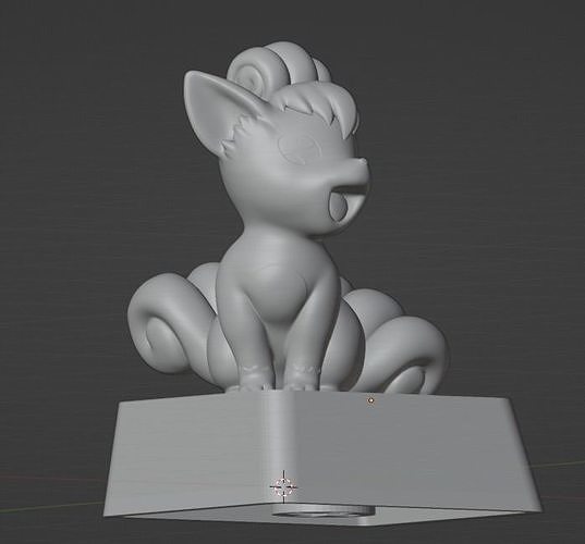 keycap pokemon Vulpix 3D print model