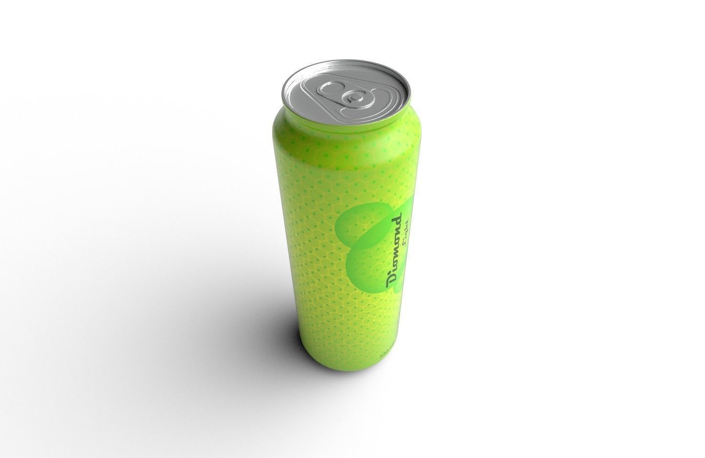 Drink Can Standart 550 ml Low-poly 3D model_7