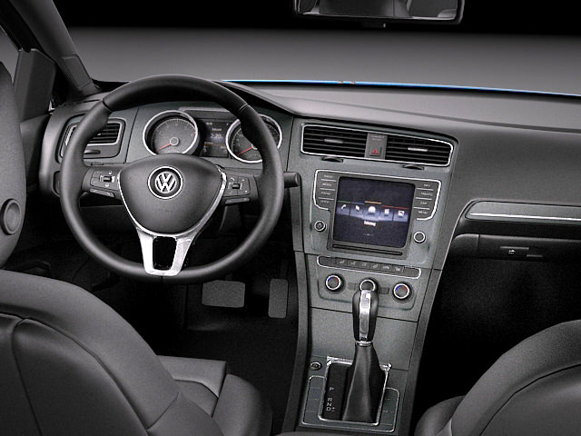 Volkswagen Golf VII R 2014 3D model_16