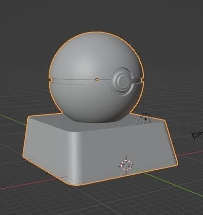 keycap pokemon ball 1 3D print model