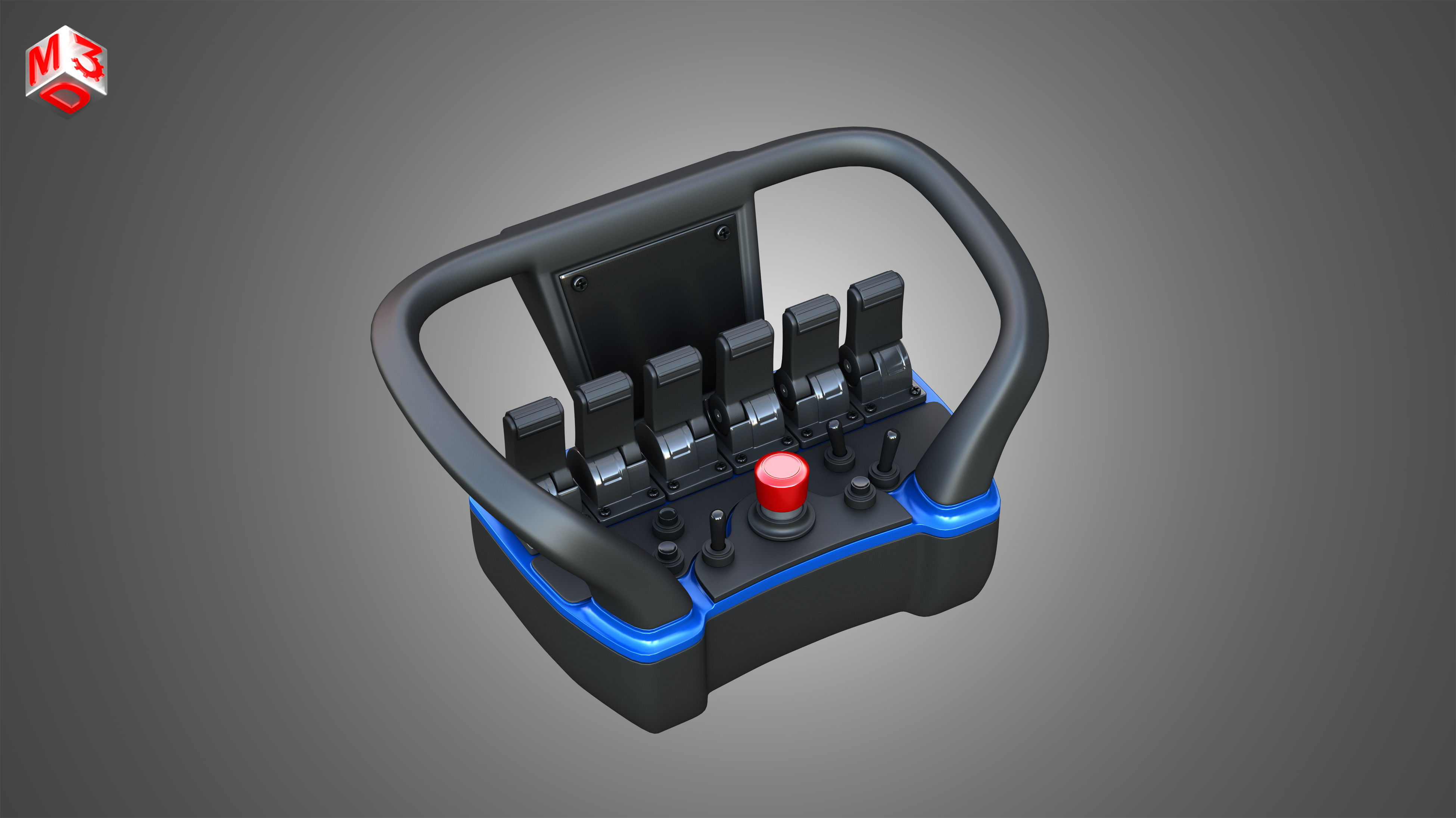 AS15 - Mini Skid Steer  - Loader Bucket 3D model_22