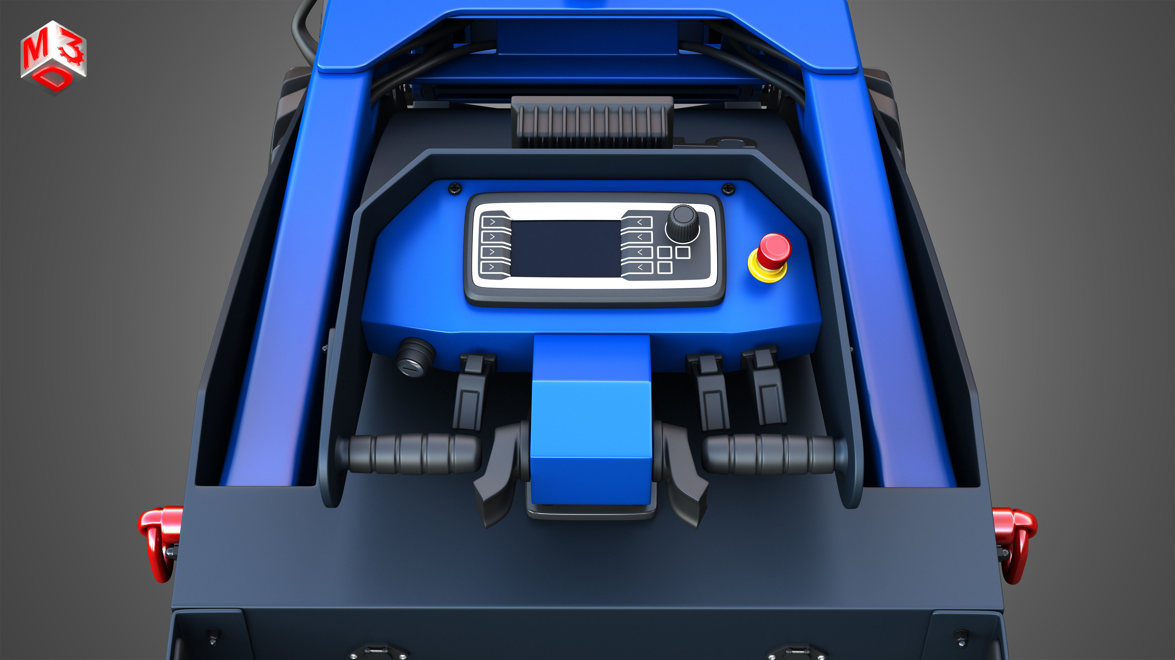 AS15 - Mini Skid Steer  - Loader Bucket 3D model_23