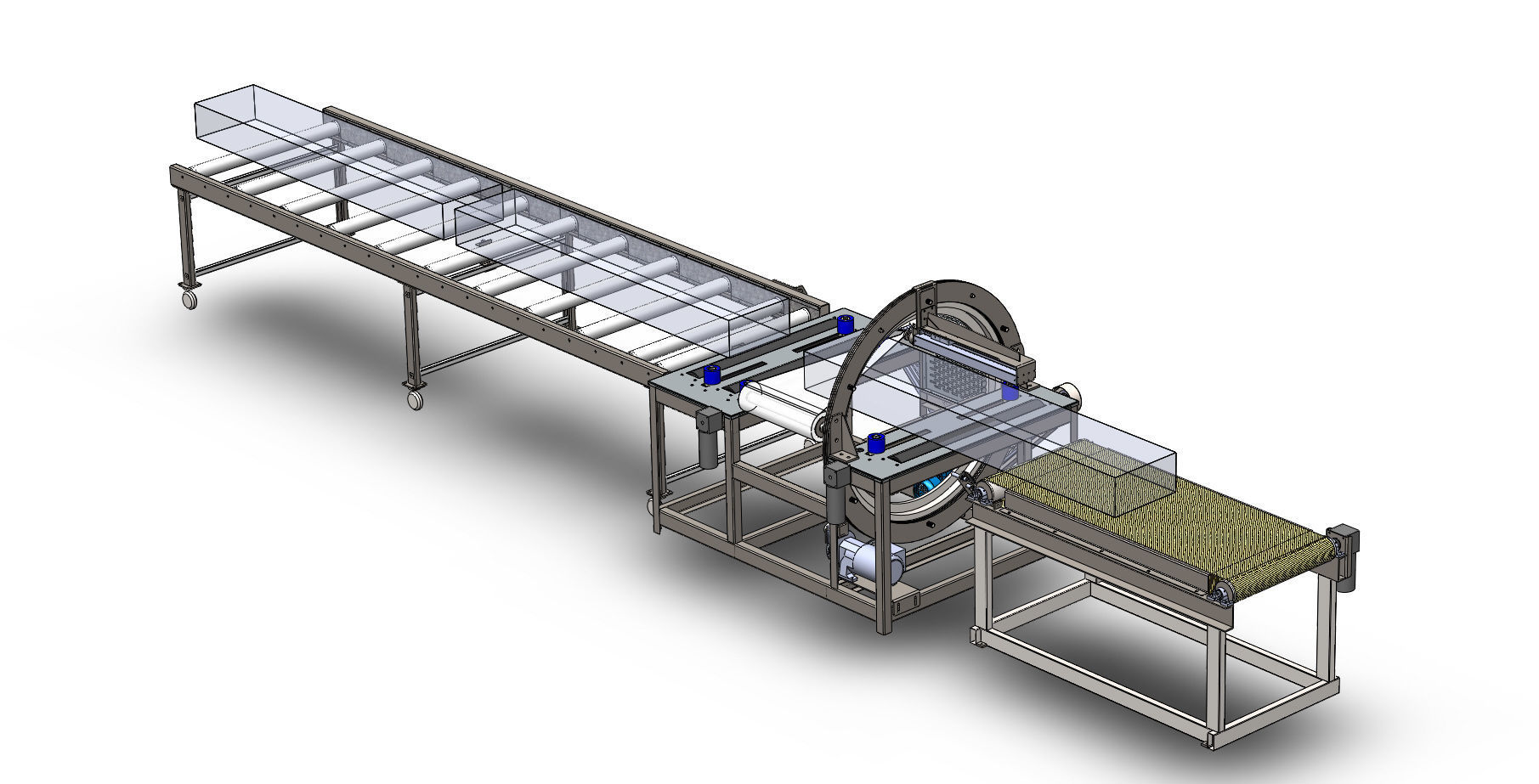 Horizontal Film Wrapping Machine 3D model_3