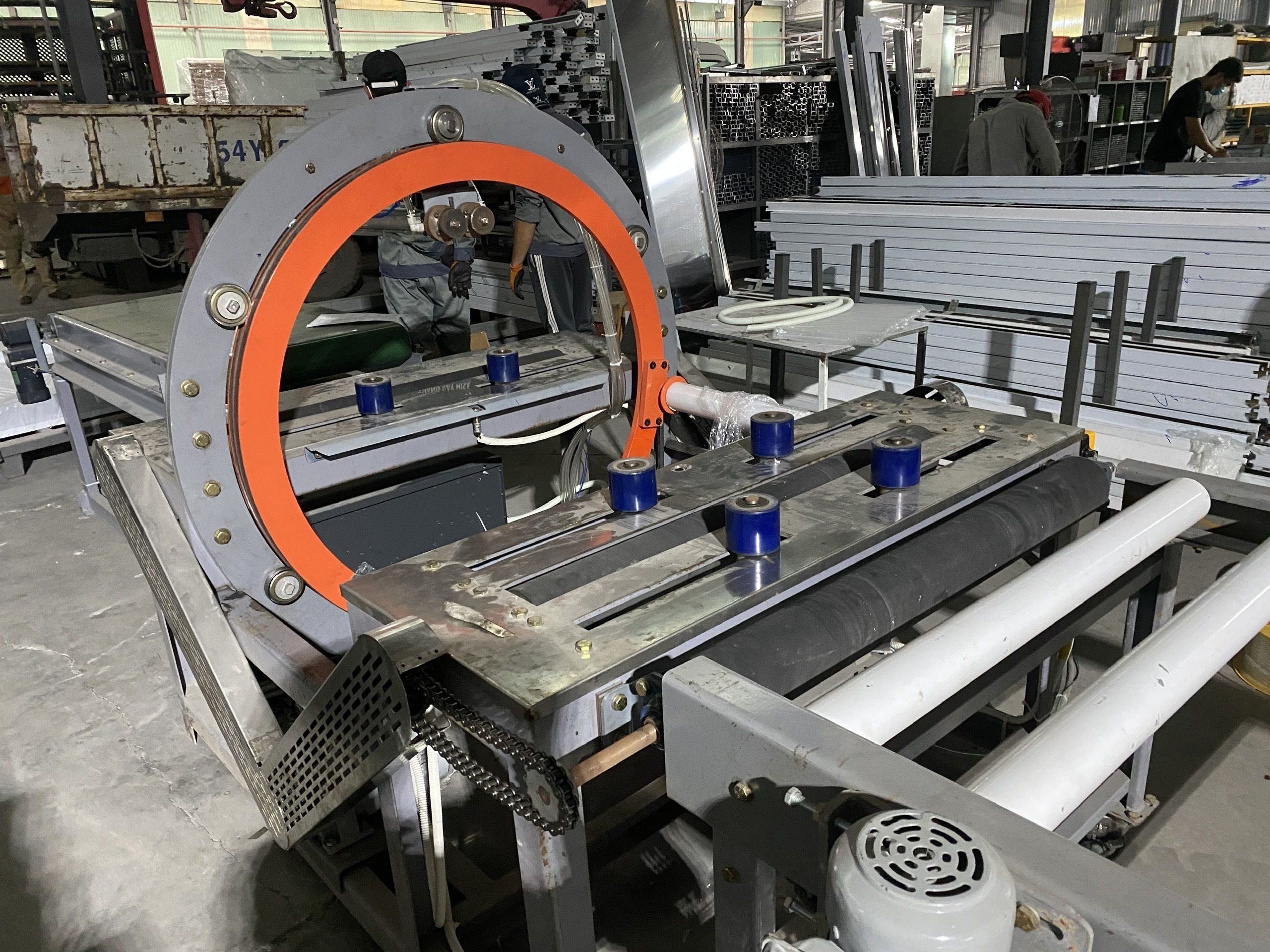 Horizontal Film Wrapping Machine 3D model_4