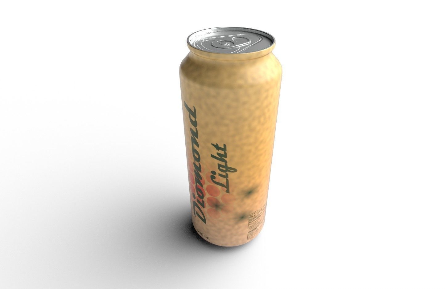 Drink Can Standart 500 ml Low-poly 3D model_18
