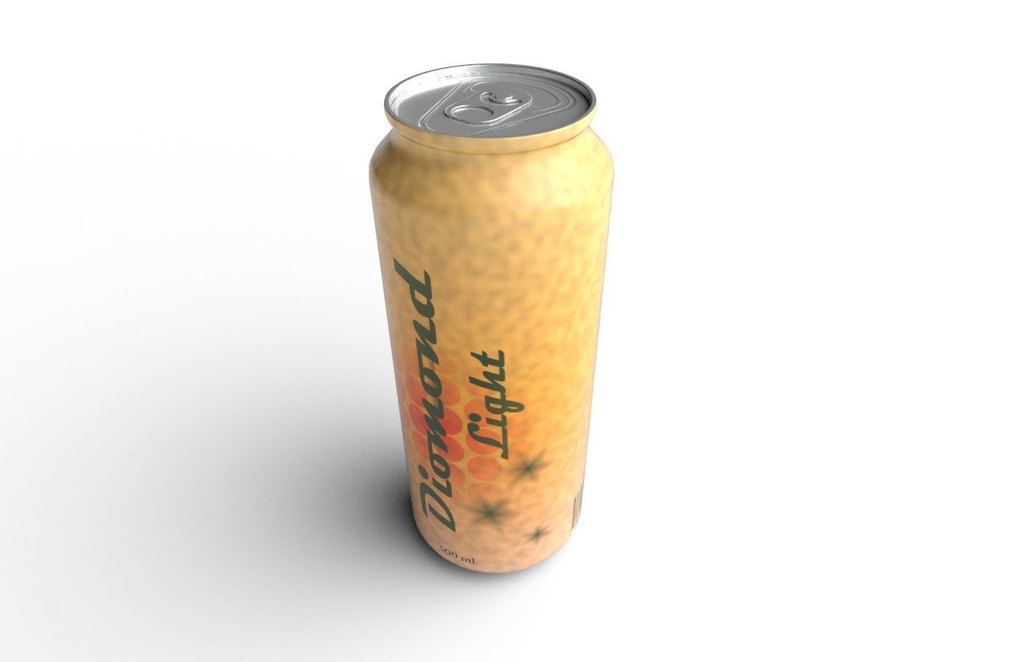 Drink Can Standart 500 ml Low-poly 3D model_23