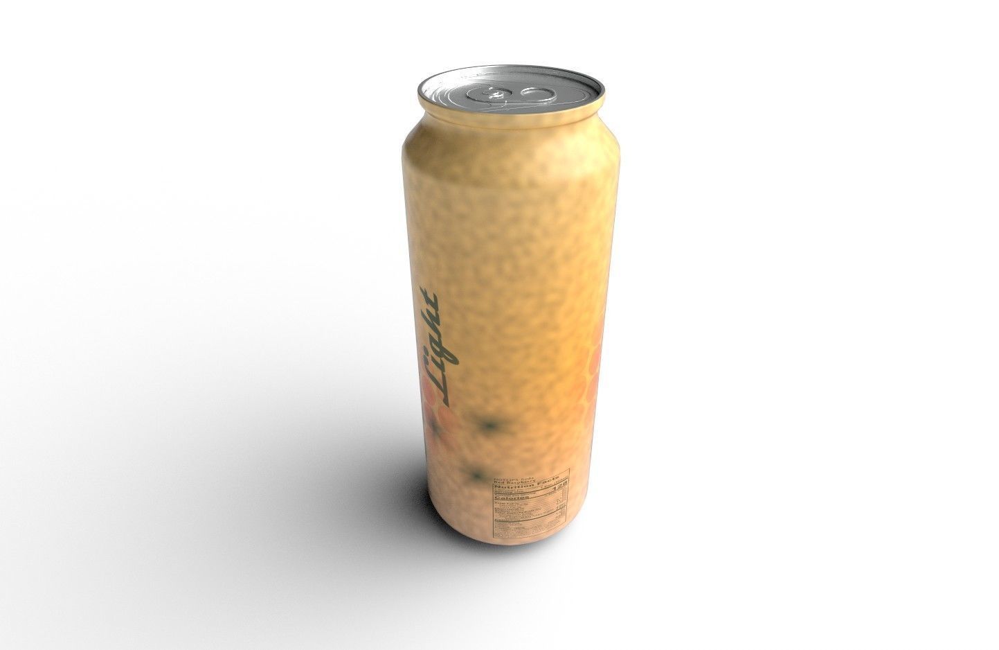Drink Can Standart 500 ml Low-poly 3D model_19