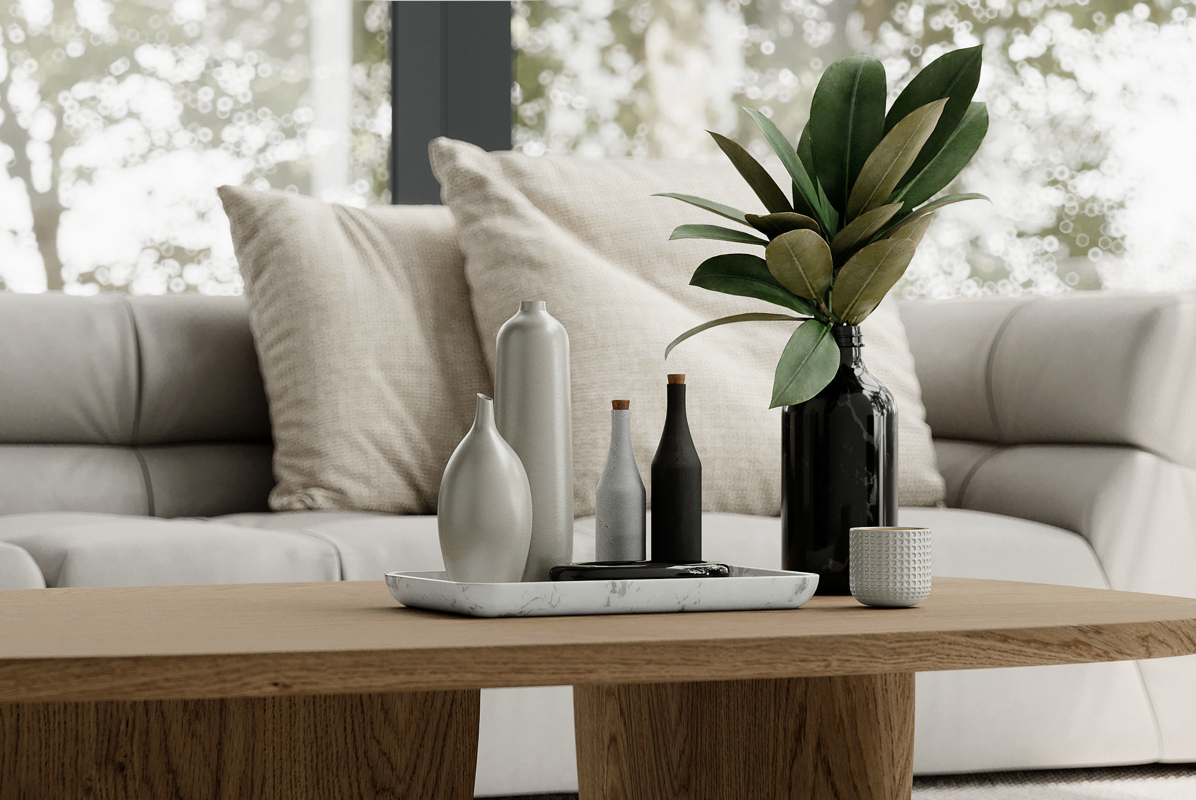 Midcentury Saloon Design - Download Scene 3D model_1