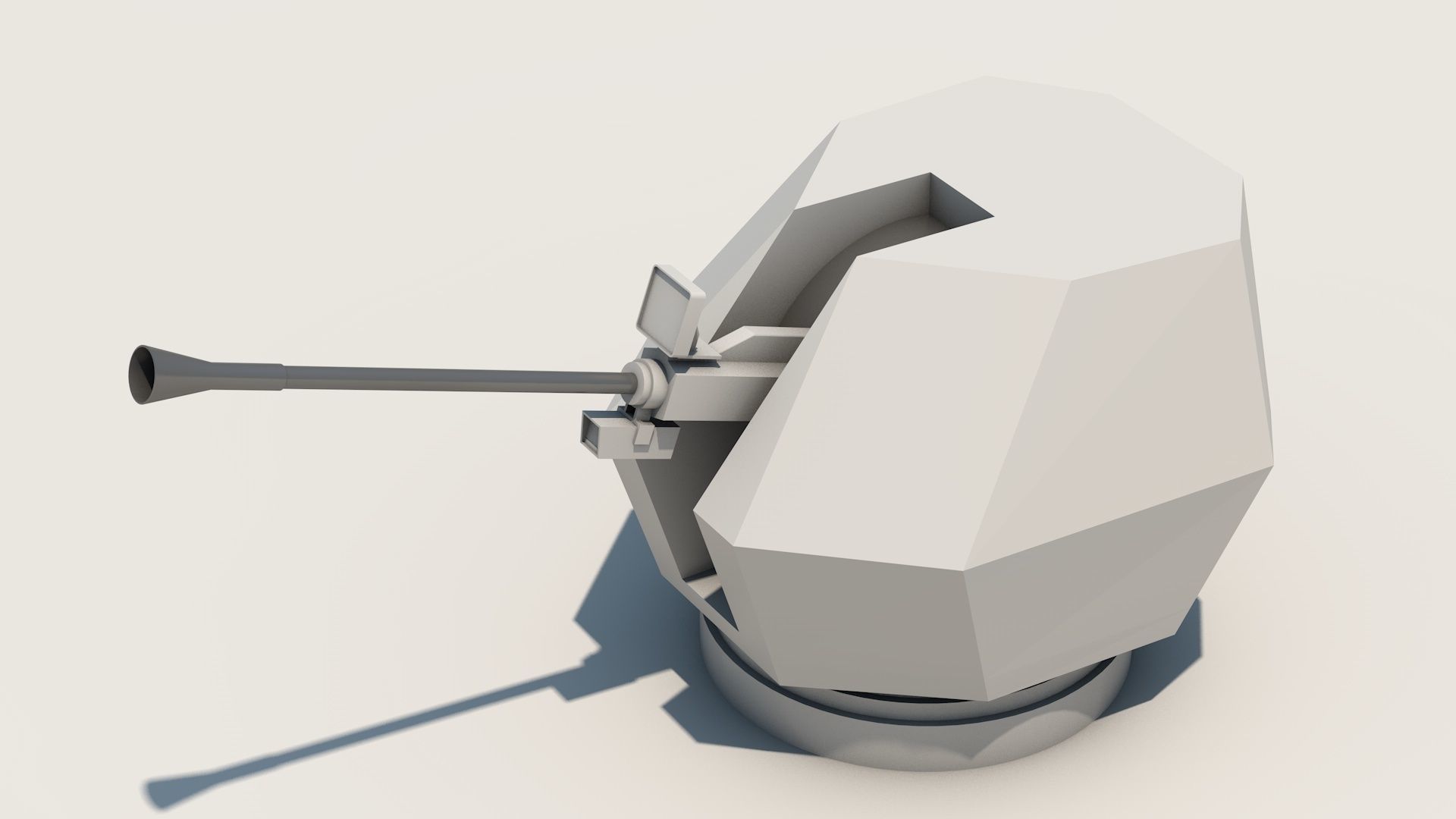Low Poly Bofors 40mm MK4 3D model | CGTrader