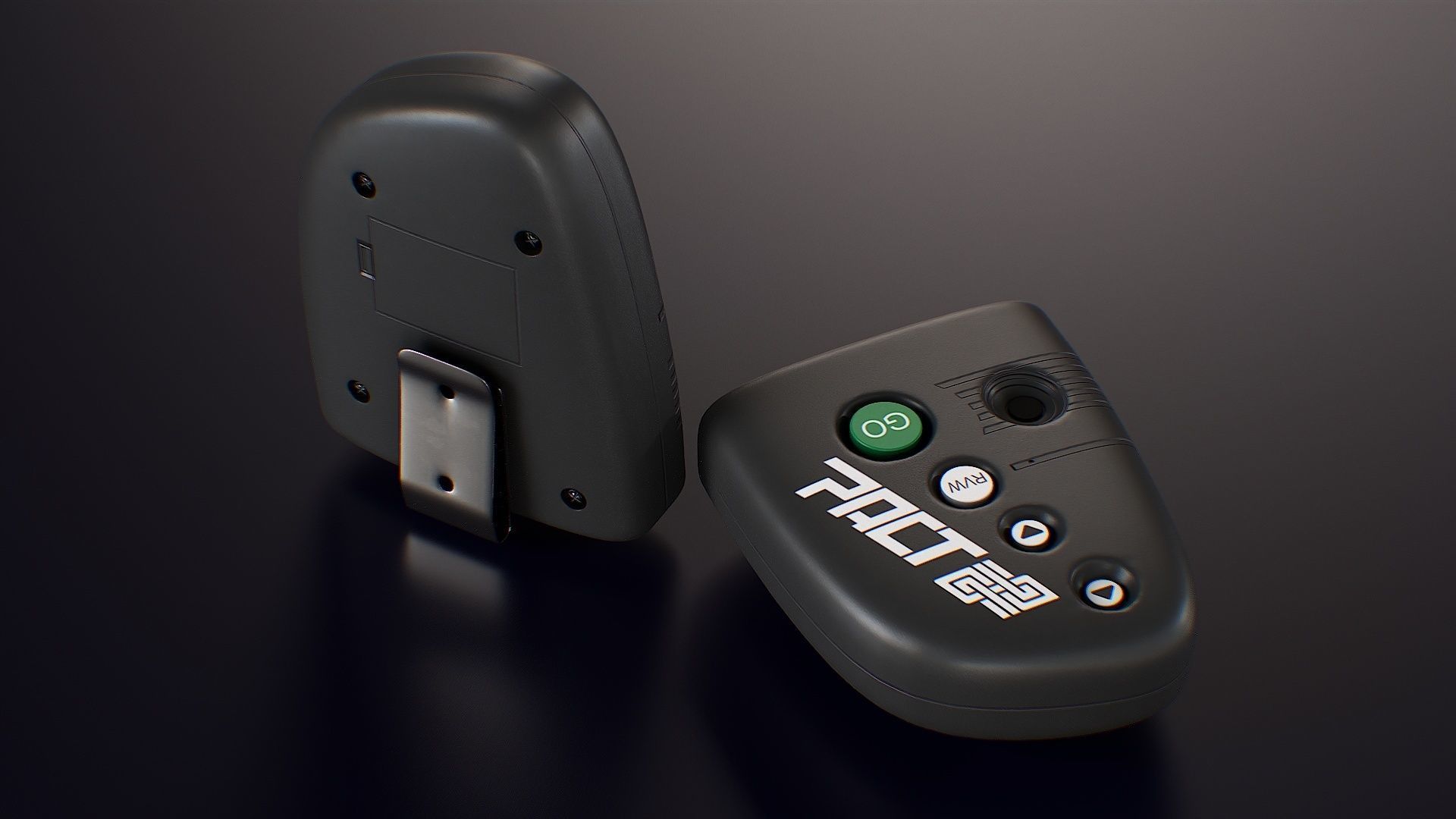 PACT Shot Timer Low-poly 3D model_4