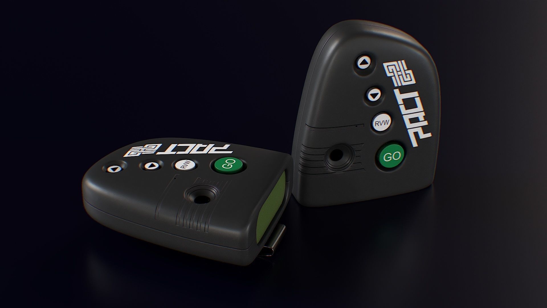 PACT Shot Timer Low-poly 3D model_2