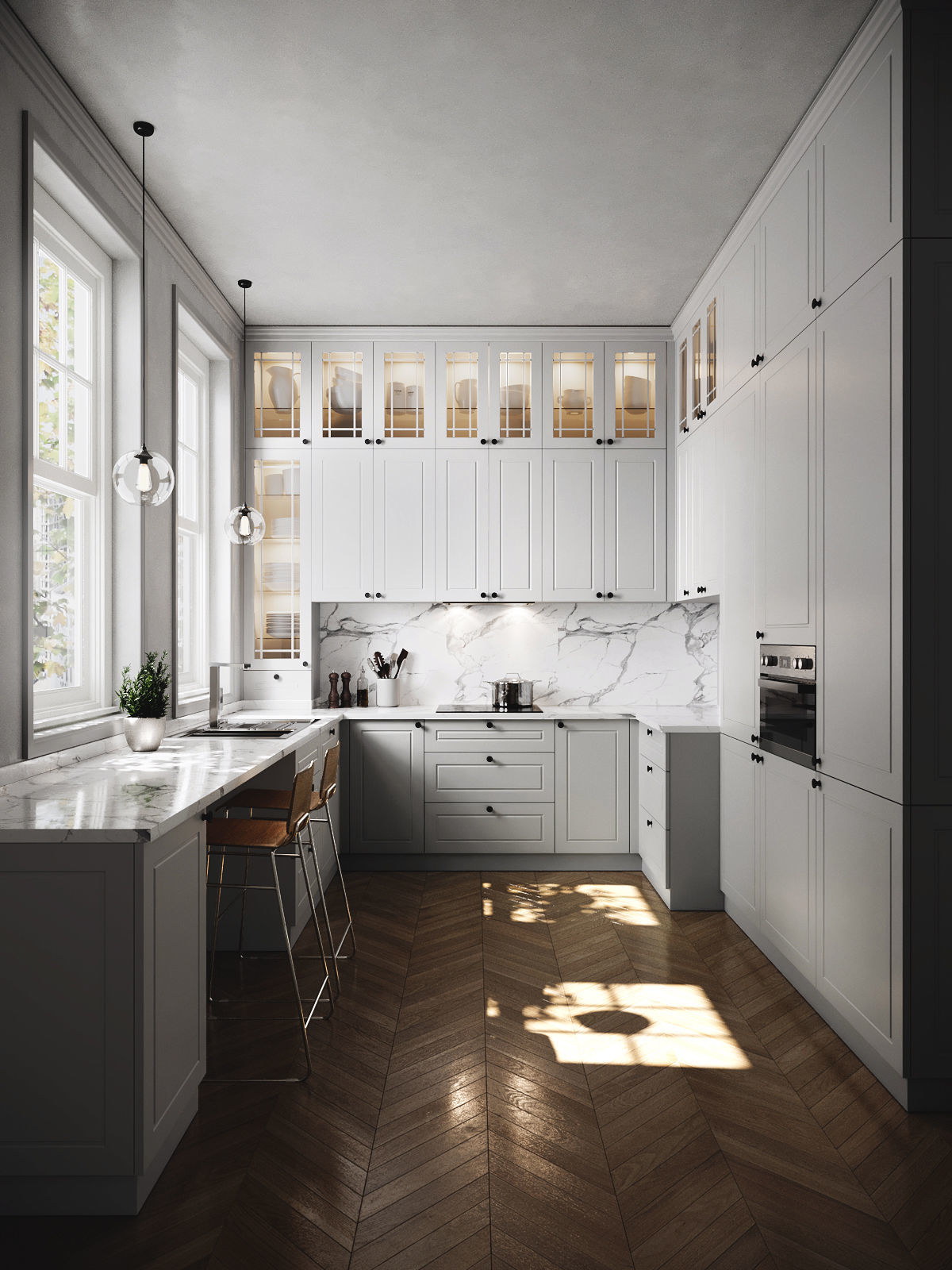 Victoria Kitchen - Scene Download 3D model_1