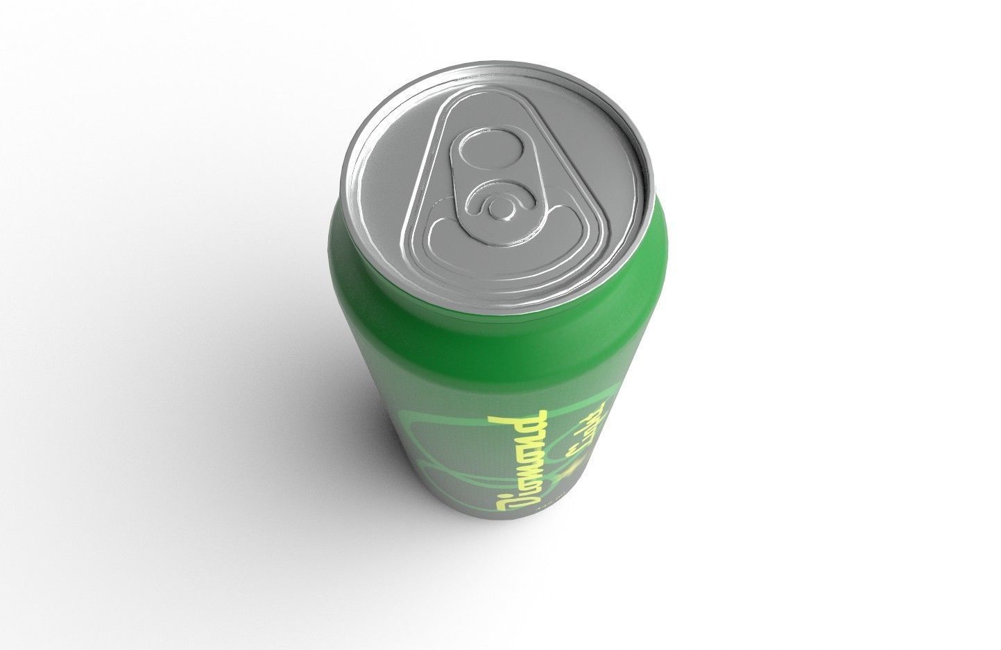 Drink Can Standart 440 ml Low-poly 3D model_8