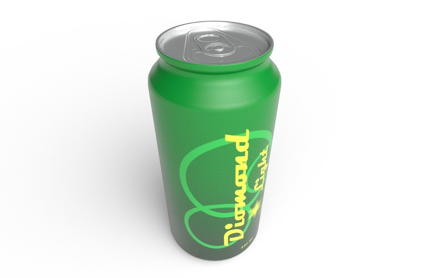 Drink Can Standart 440 ml Low-poly 3D model_21