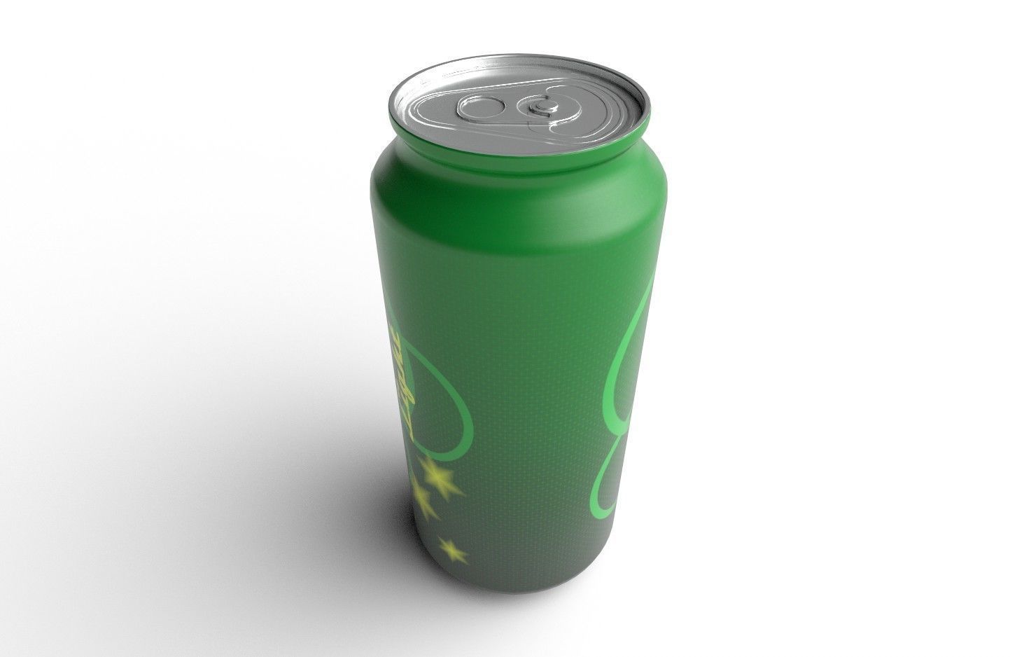 Drink Can Standart 440 ml Low-poly 3D model_19