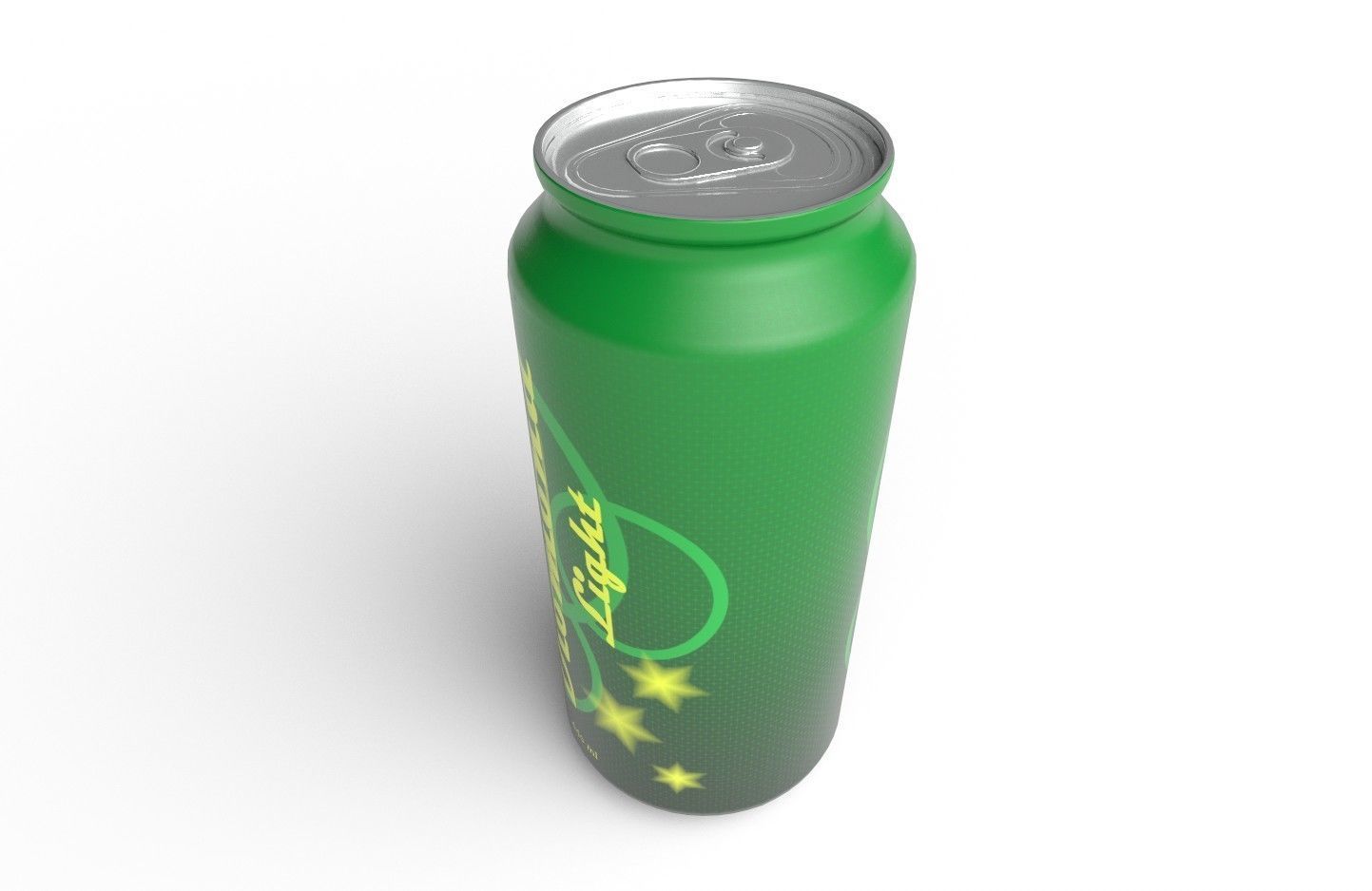 Drink Can Standart 440 ml Low-poly 3D model_4