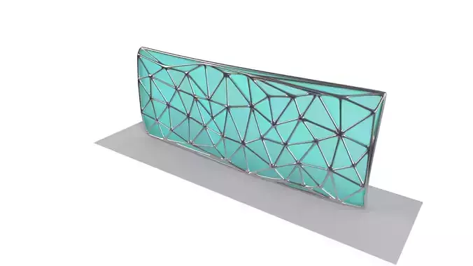 Triangulated Wall random points v8