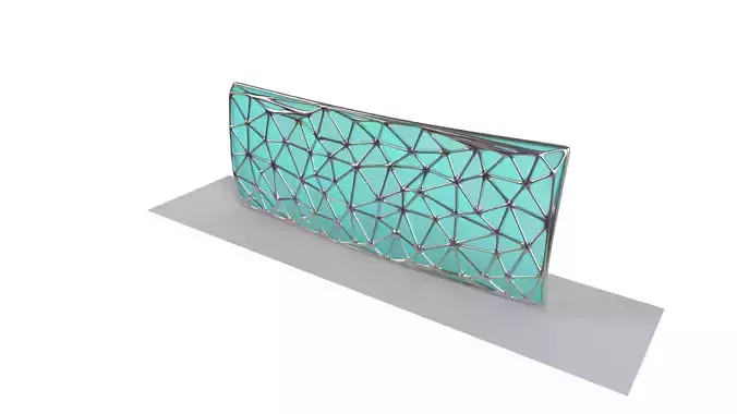 Triangulated Wall random points v9