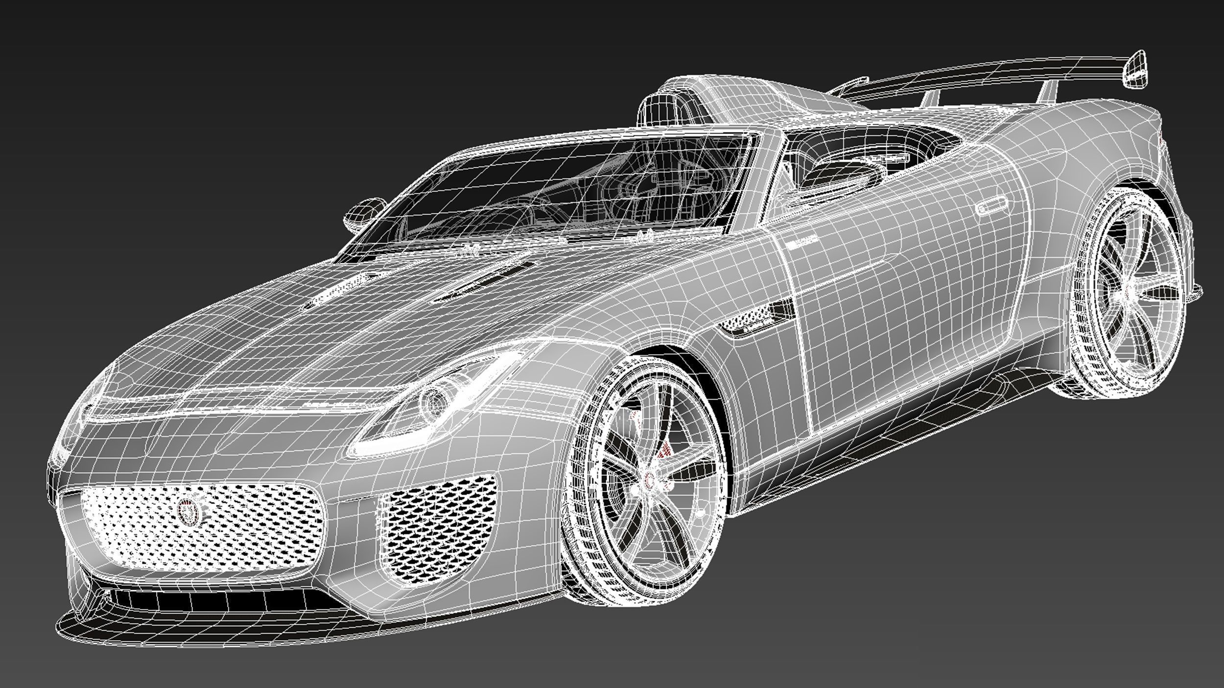 Jaguar Project 7 Concept 2013 3D model_18