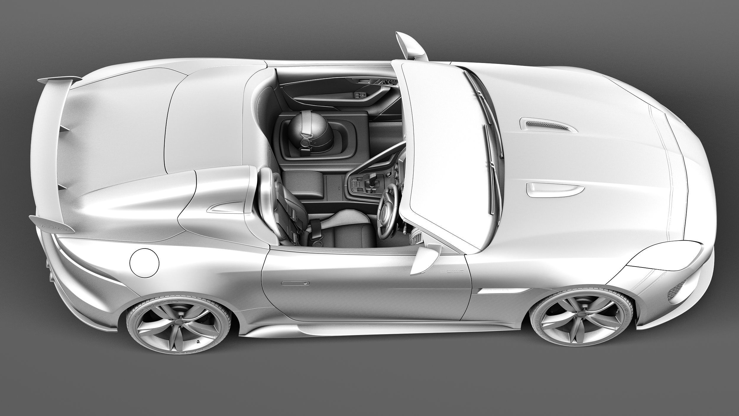 Jaguar Project 7 Concept 2013 3D model_15