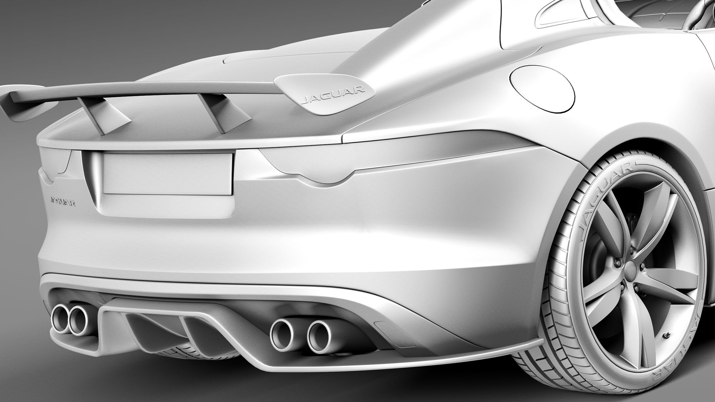 Jaguar Project 7 Concept 2013 3D model_11