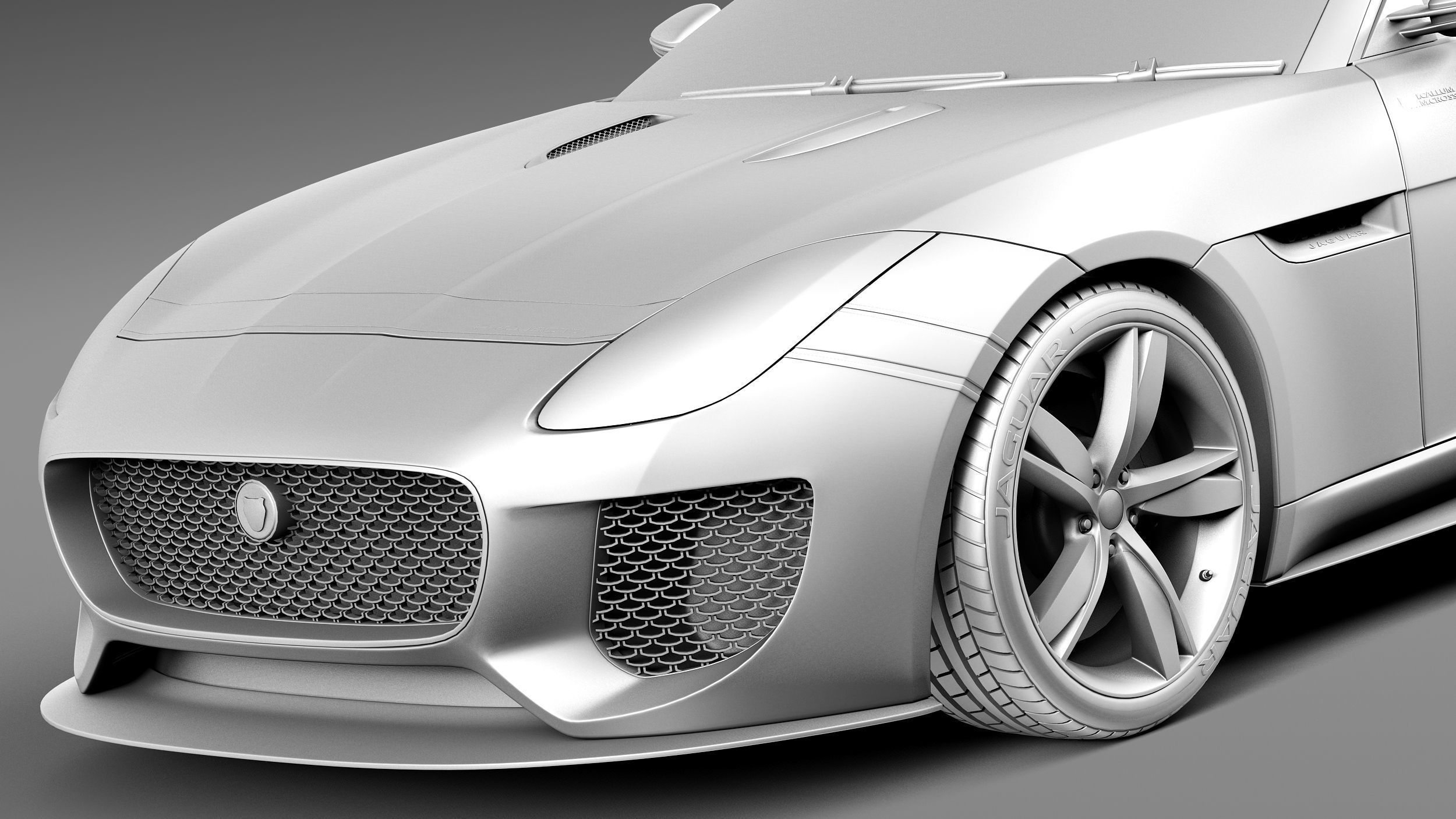 Jaguar Project 7 Concept 2013 3D model_10