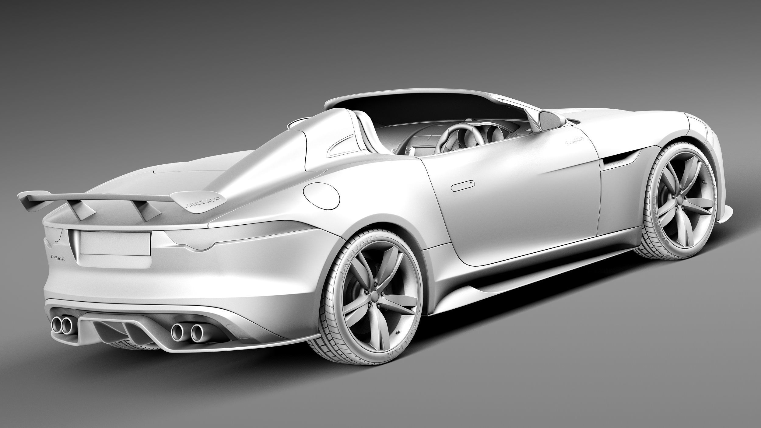 Jaguar Project 7 Concept 2013 3D model_12